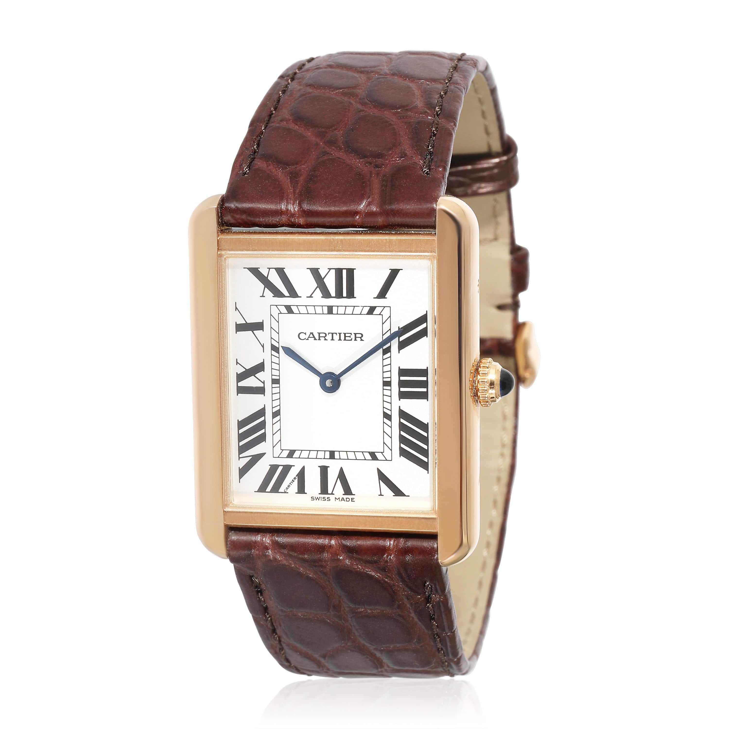 Cartier Cartier Tank Solo W5200025 Unisex Watch in 18kt Rose Gold/Stainless Steel