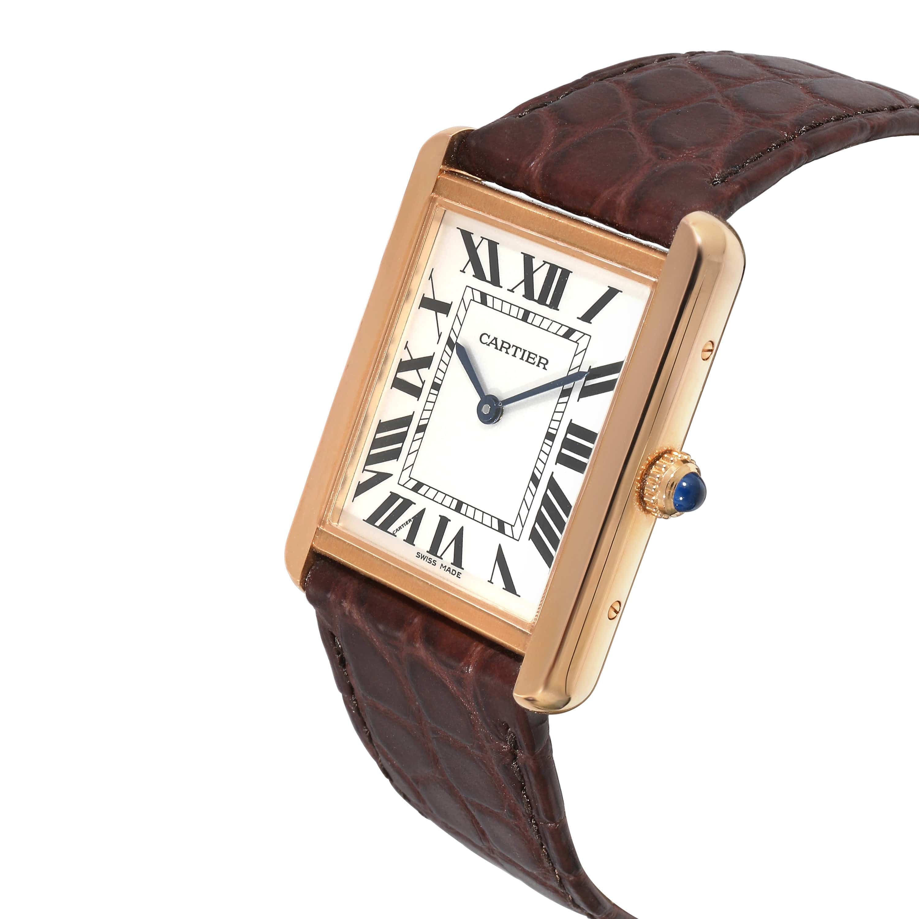 Cartier Cartier Tank Solo W5200025 Unisex Watch in 18kt Rose Gold/Stainless Steel