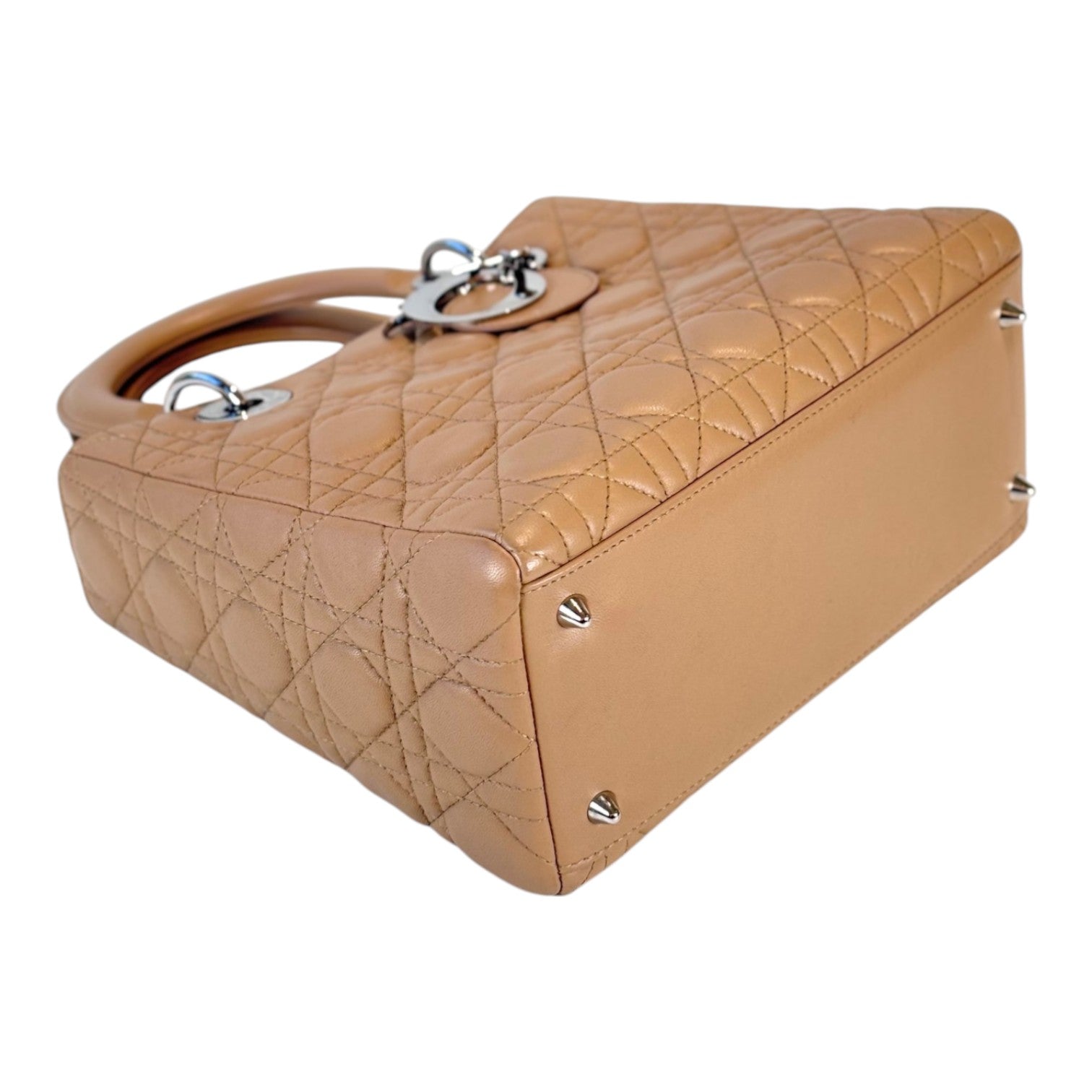 Dior Lady Dior Medium Nude Bag