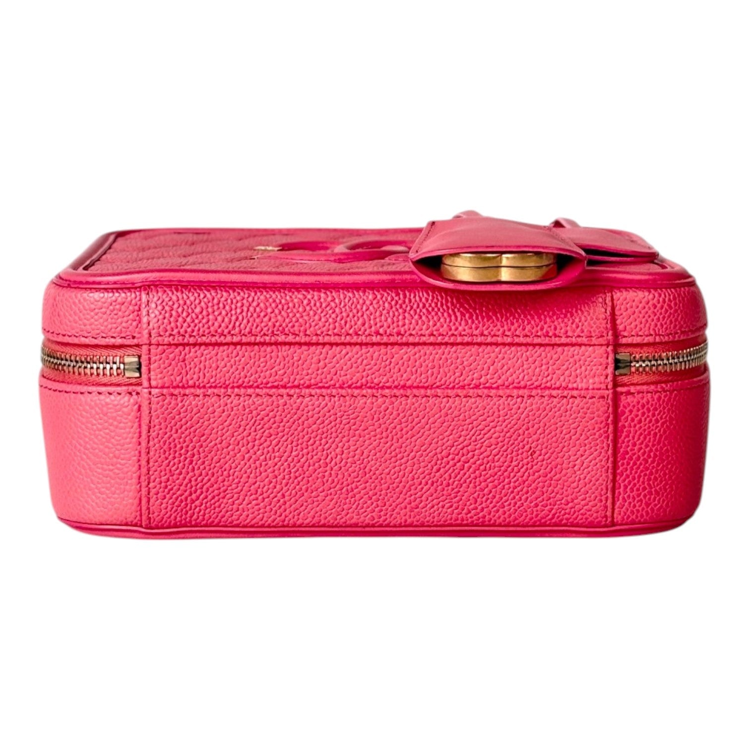Chanel Pink Vanity Box Bag in Caviar Leather