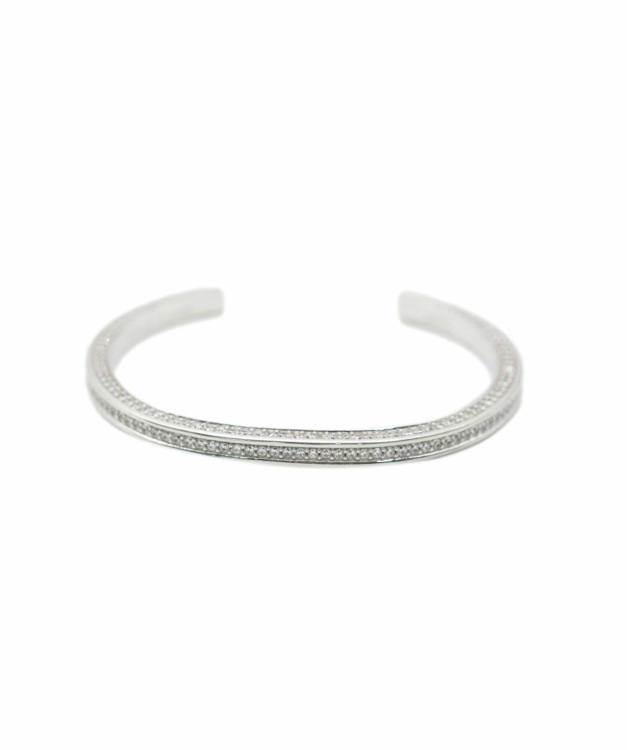 Celine Celine Silver Diamonte Bangle AVL1290