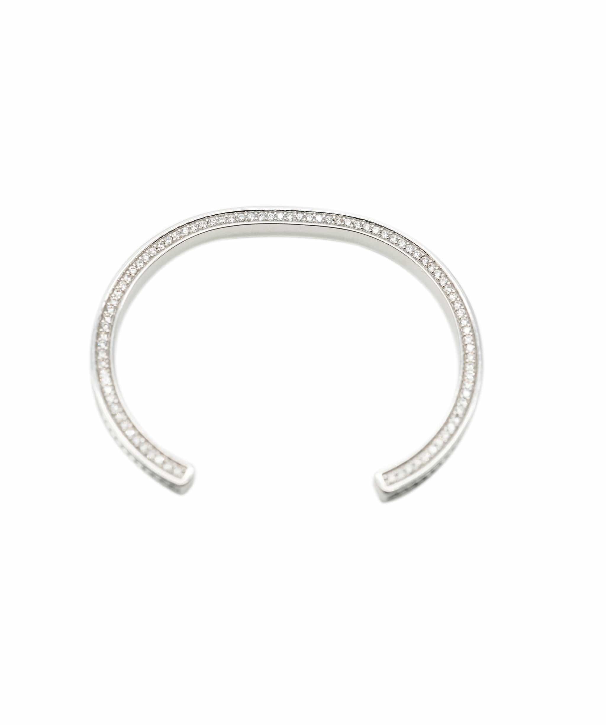 Celine Celine Silver Diamonte Bangle AVL1290