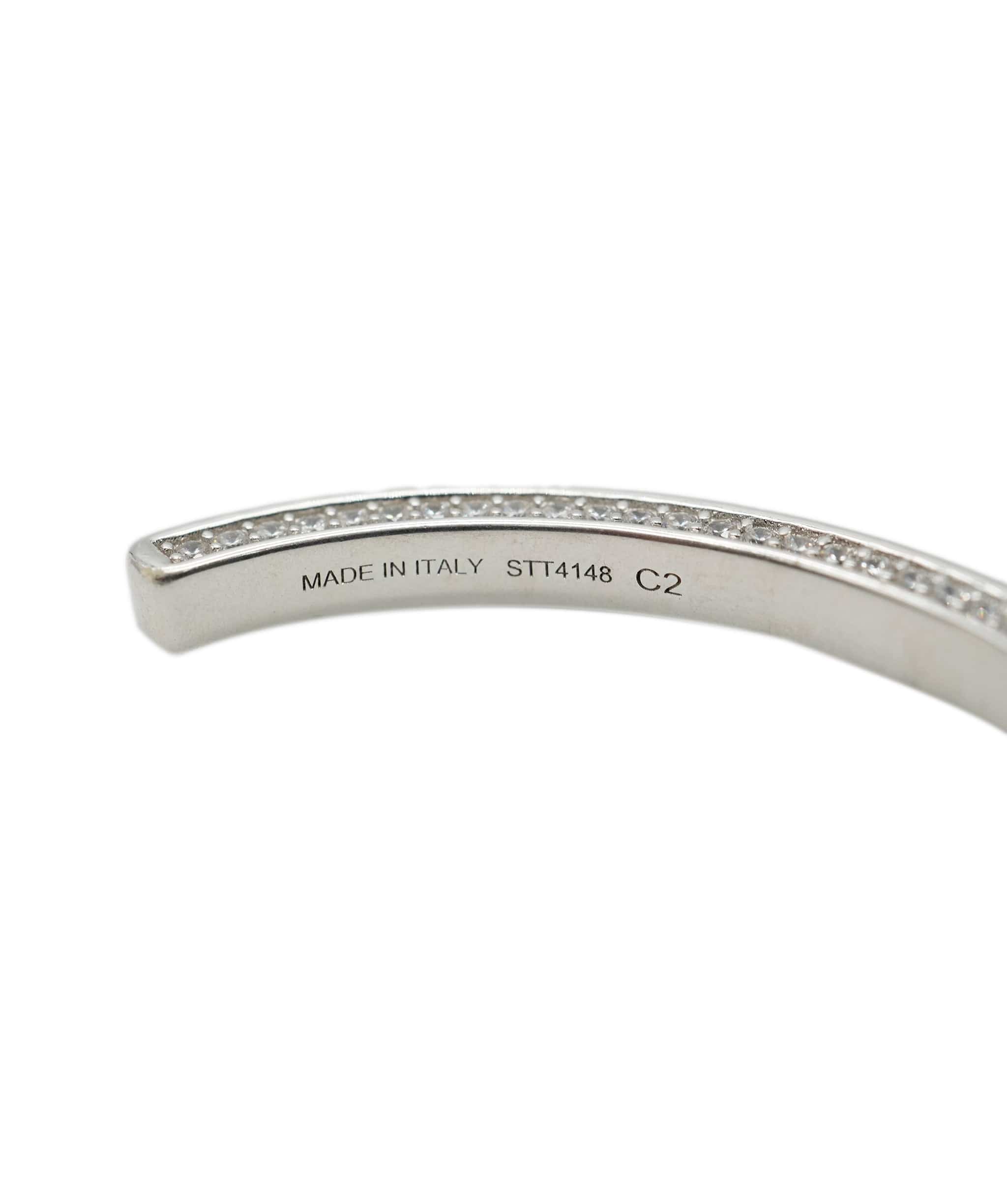 Celine Celine Silver Diamonte Bangle AVL1290