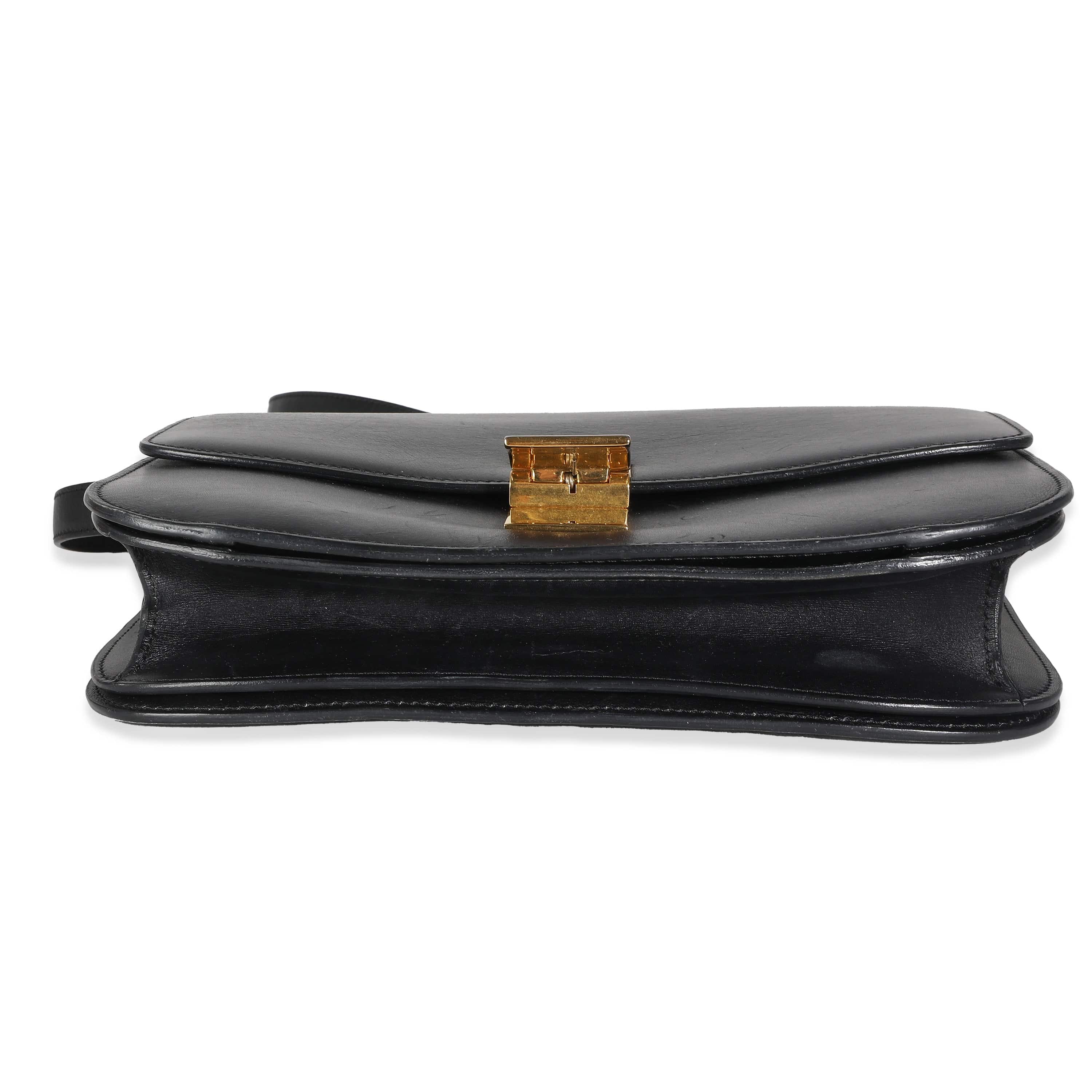 Celine Celine Black Boxcalf Leather Bag With GHW ASC5196