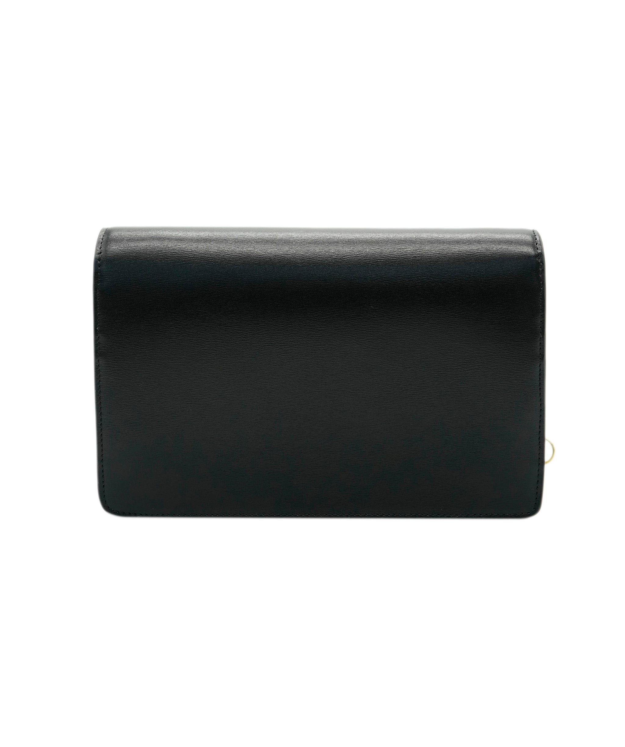 Celine Celine Margo Wallet On Chain Black with GHW -