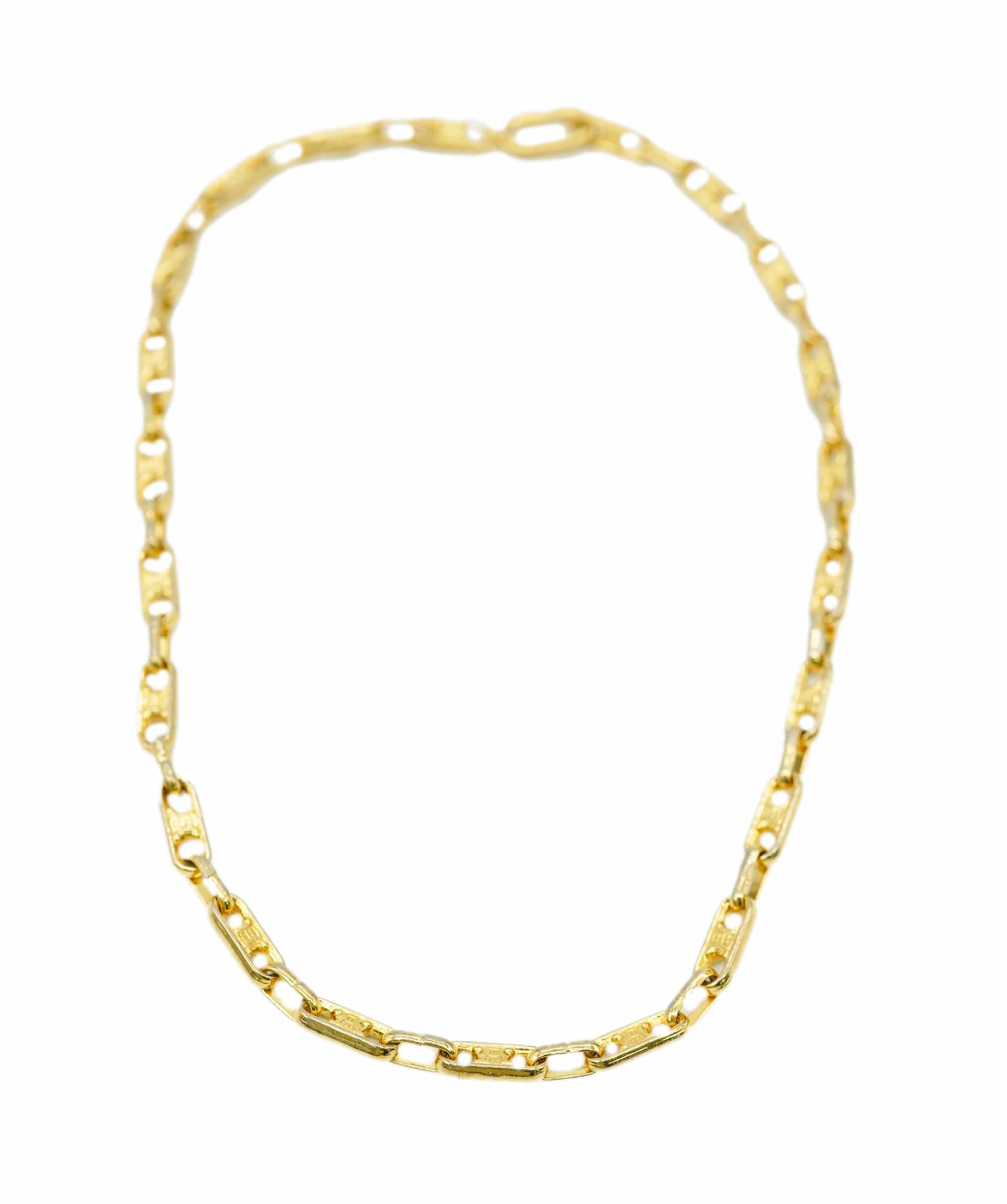 Celine CELINE Necklace metal Gold Auth ar12540 DBXS1656