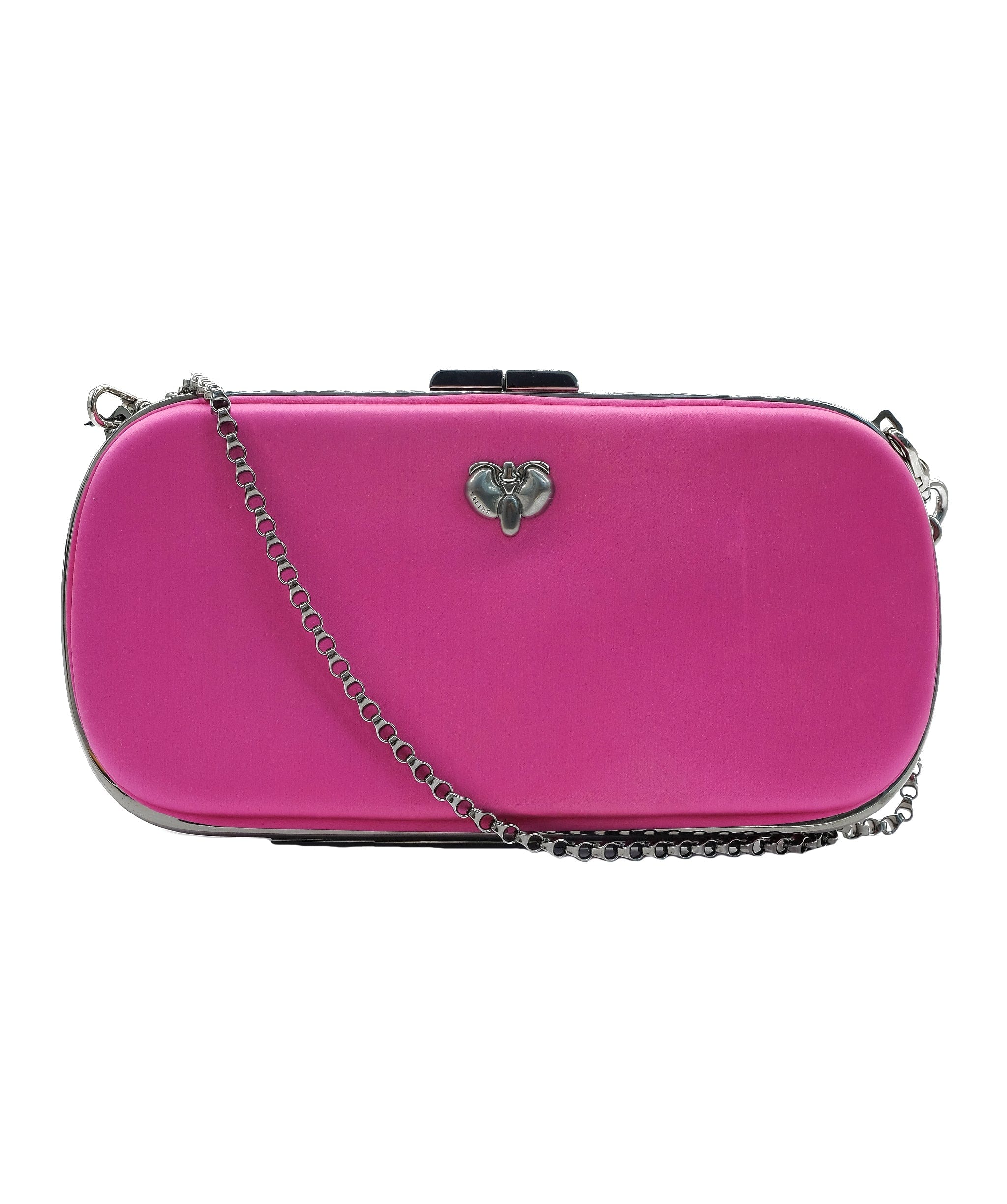 Celine Celine Pink Satin Clutch RJC2625