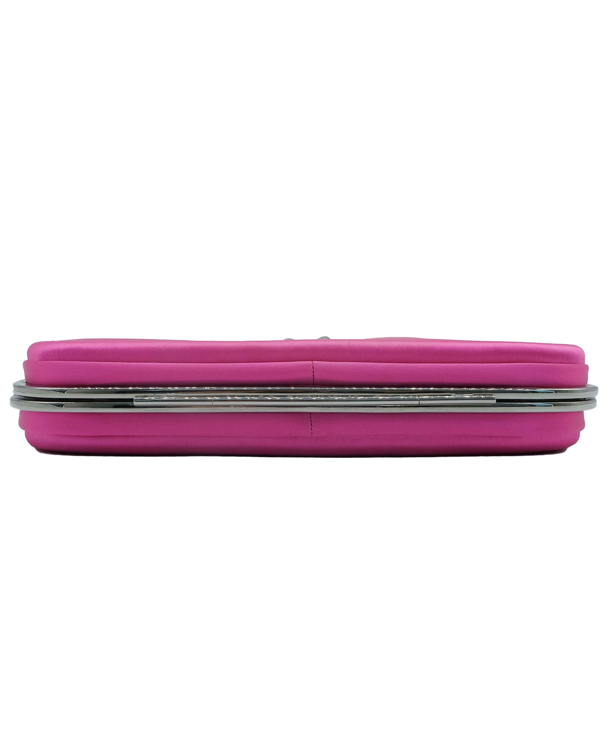 Celine Celine Pink Satin Clutch RJC2625