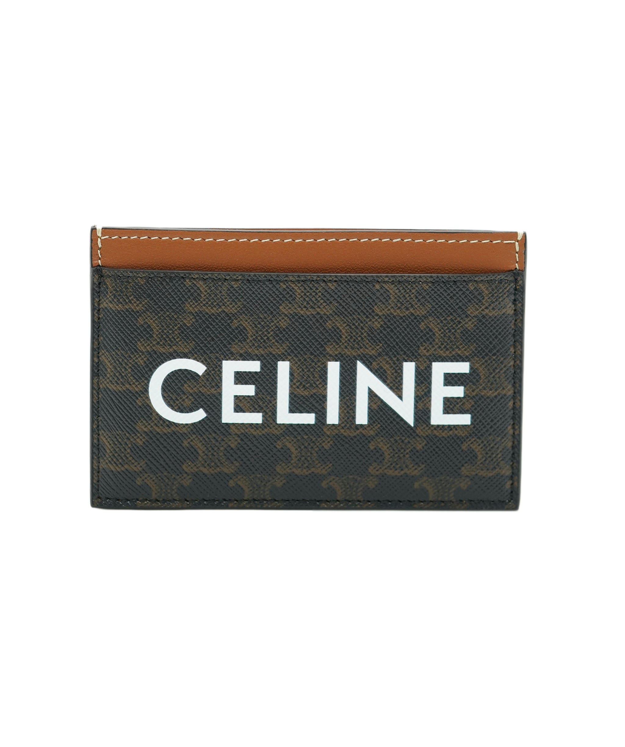 Celine Celine Triomphe brown cardholder - UKL1460