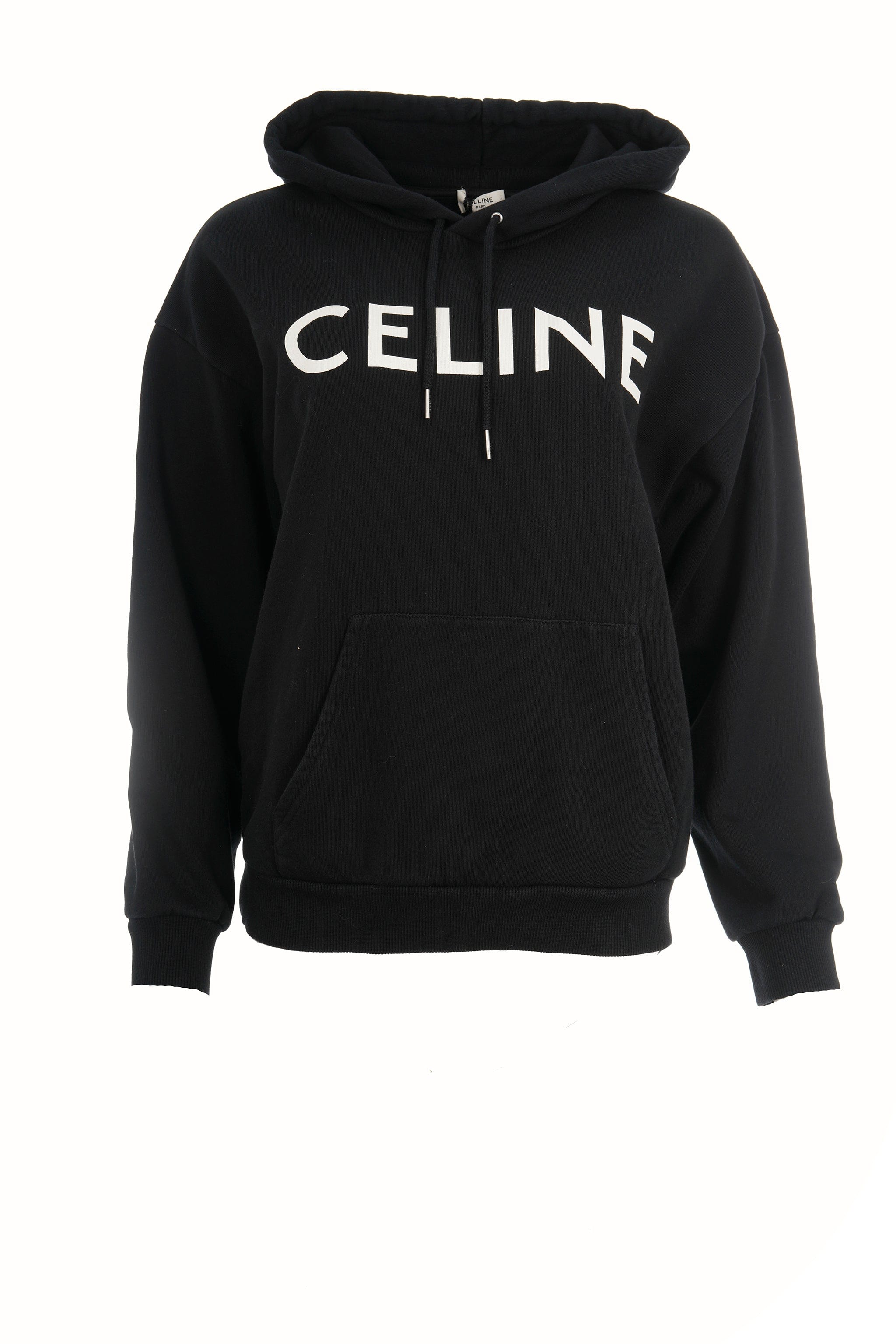 Celine Celine Black Logo Hoodie M ALC1491