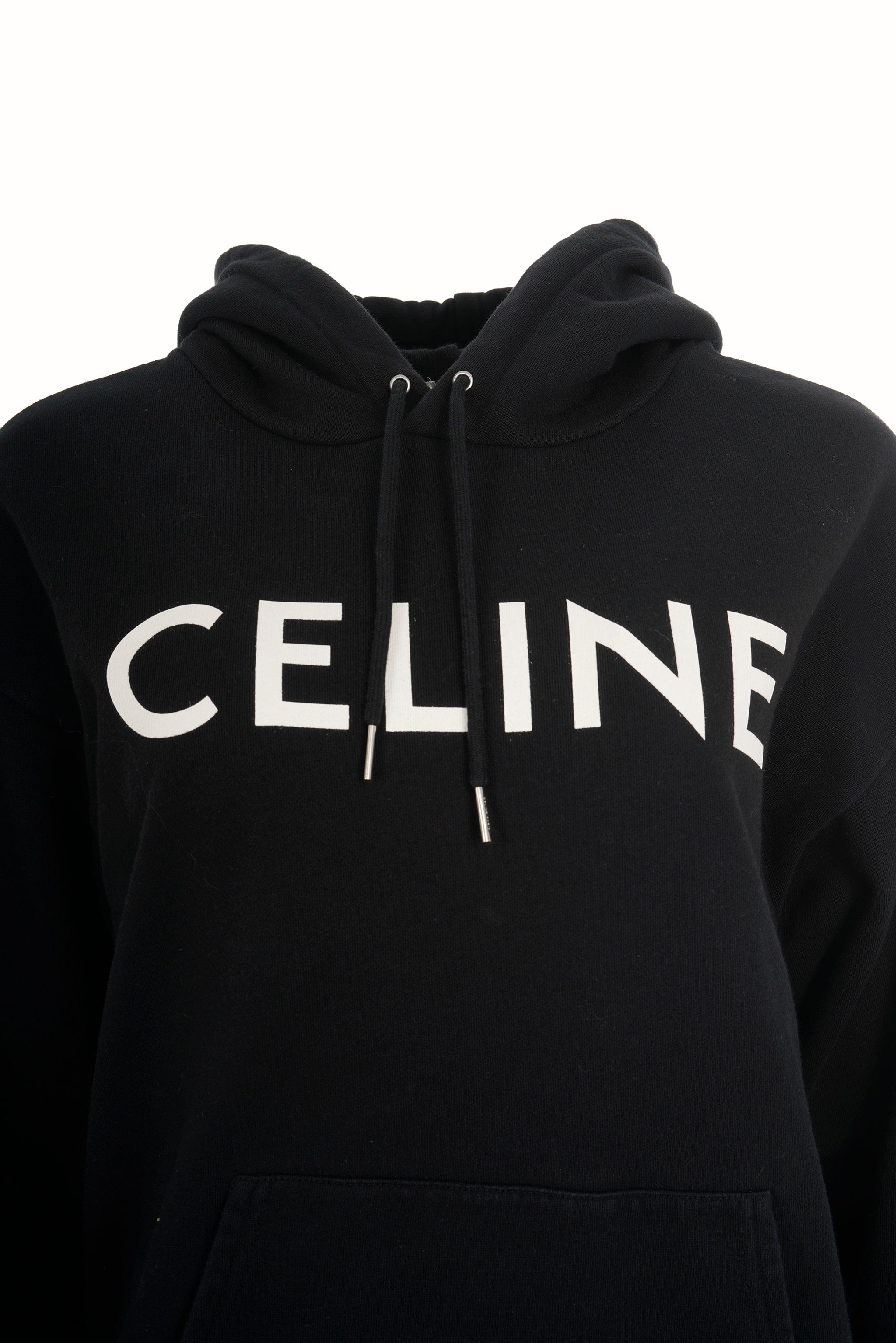 Celine Celine Black Logo Hoodie M ALC1491