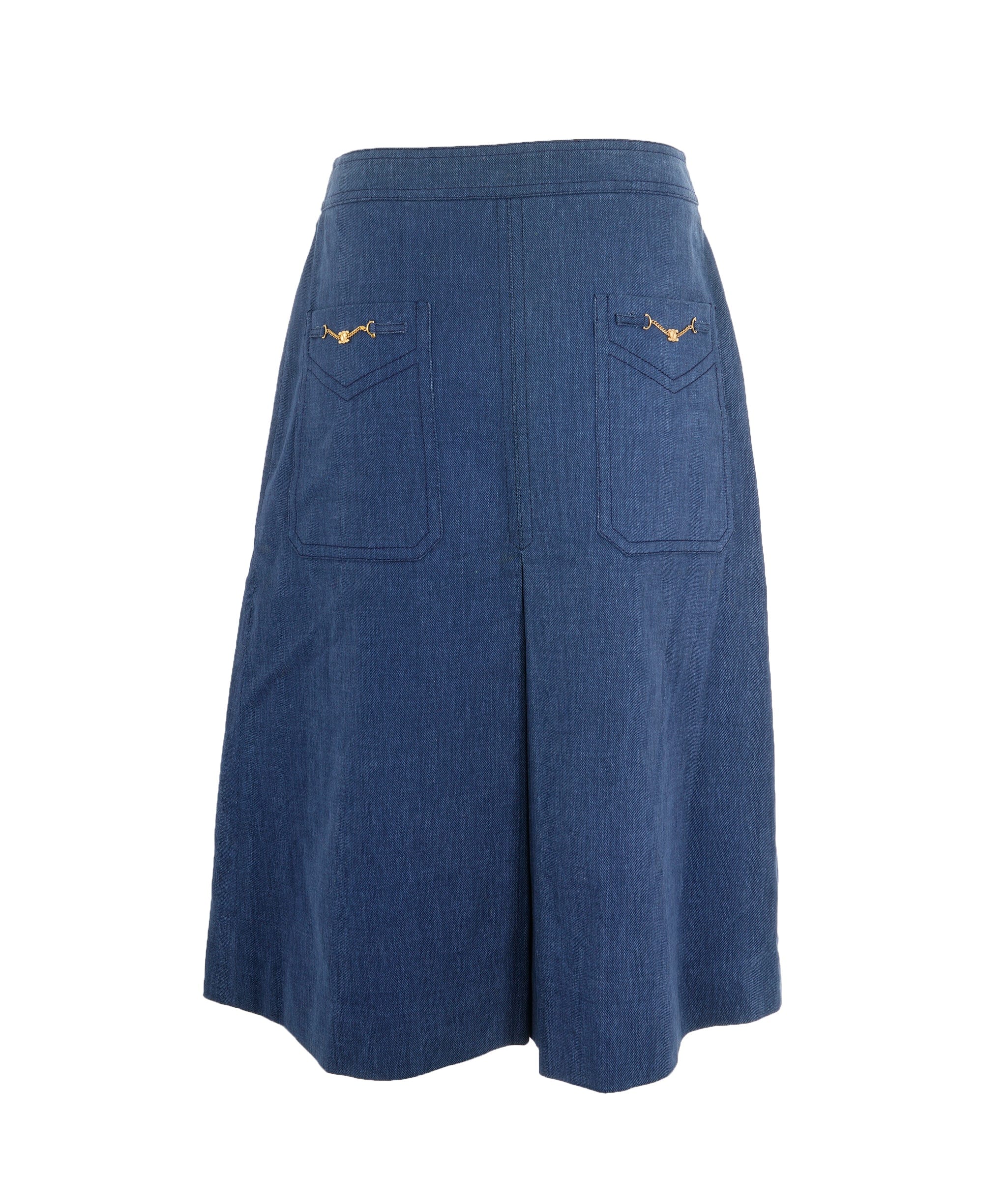 Celine Celine Triompe Denim Skirt  ALL0573