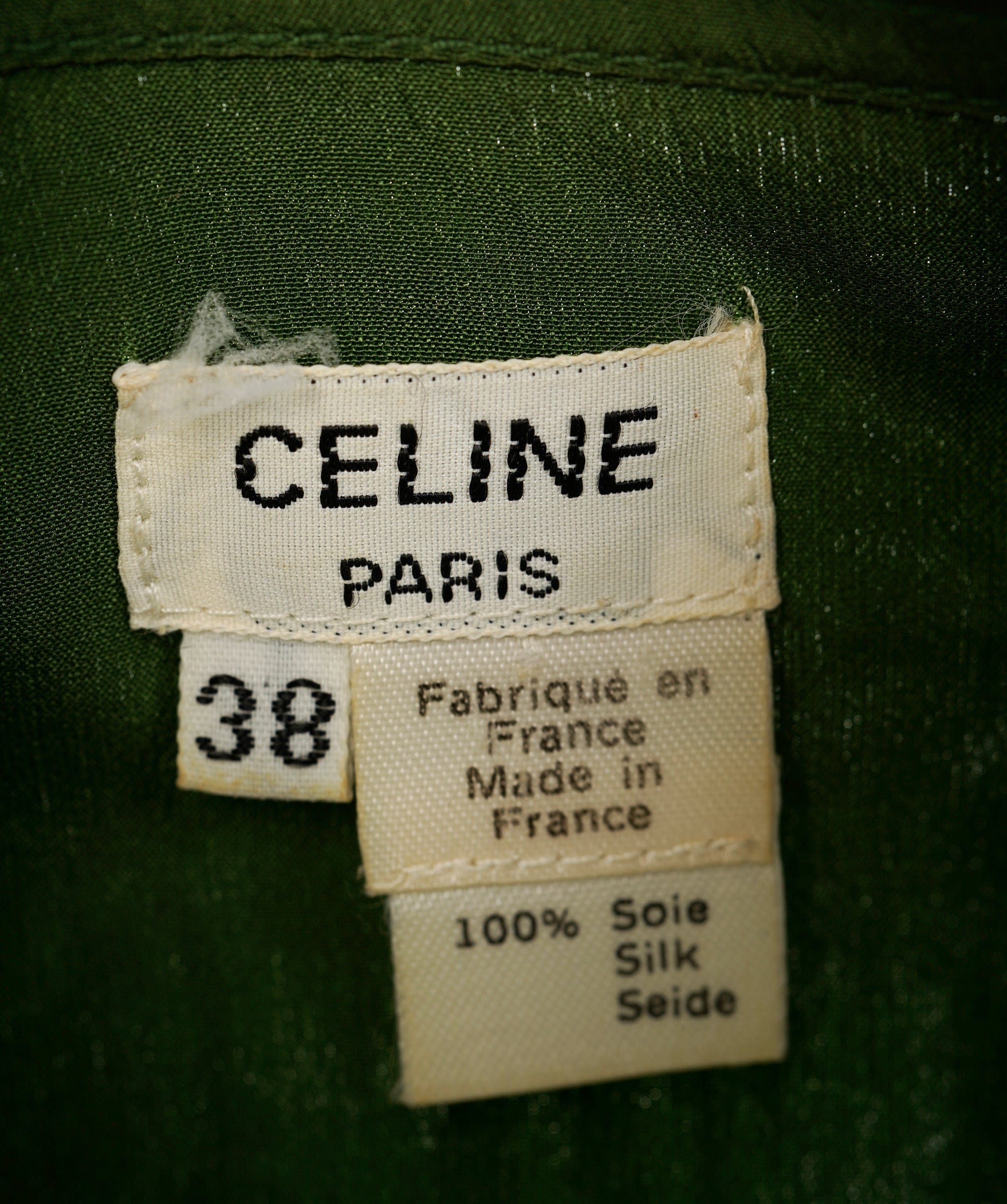 Celine Celine Triomphe Green Shirt ALC1573