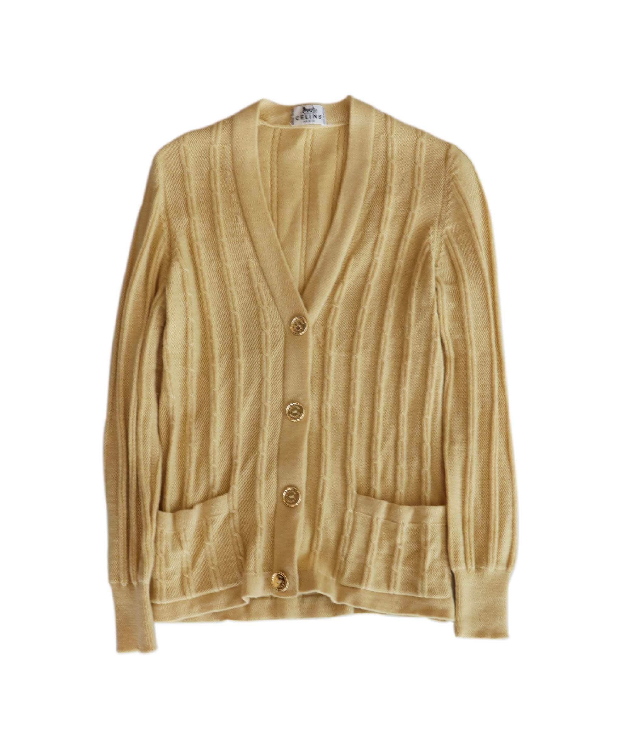 Celine Celine yellow wool cardigan - AGC1908