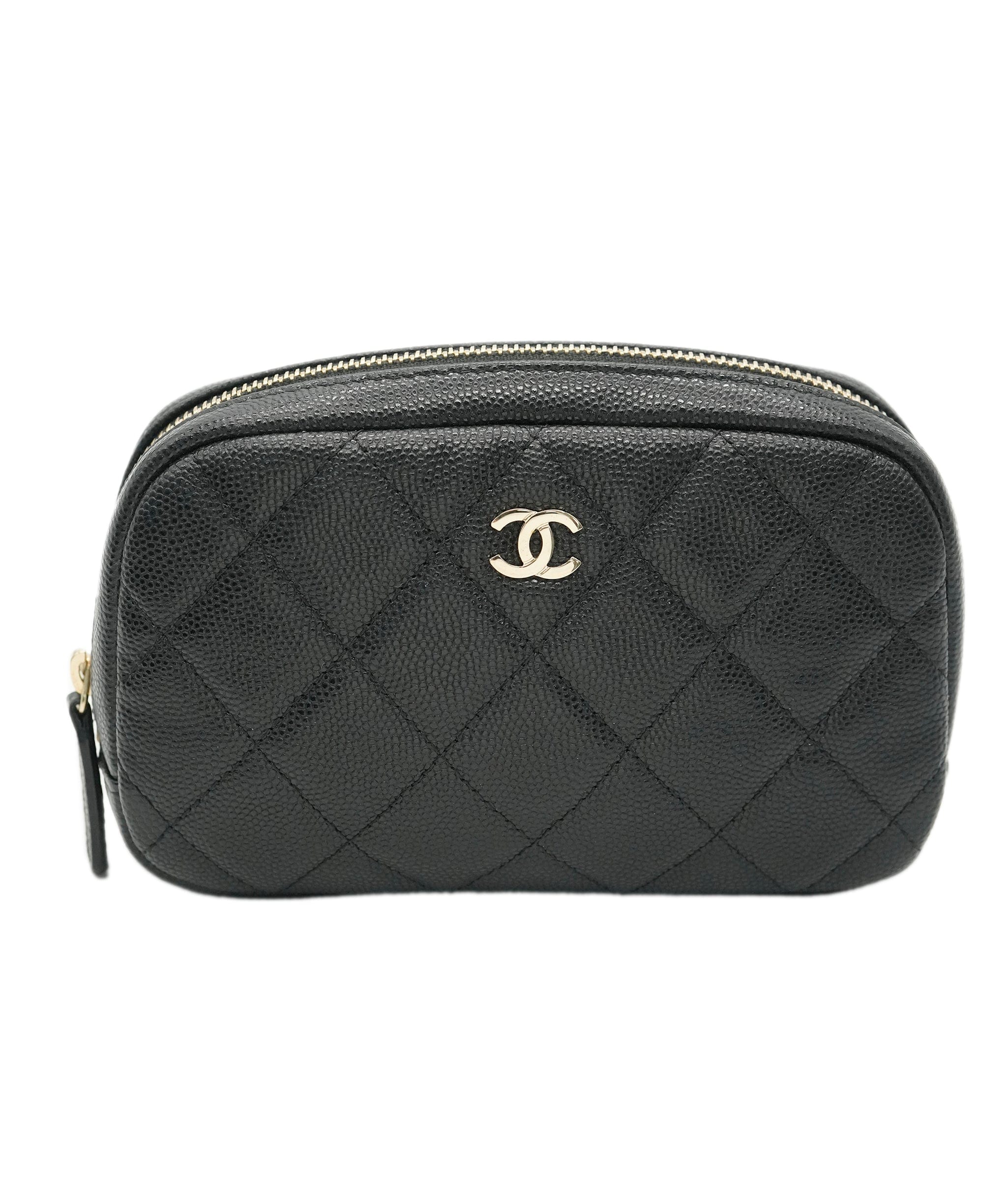 Chanel Chanel black caviar cosmetics pouch - AJC0759