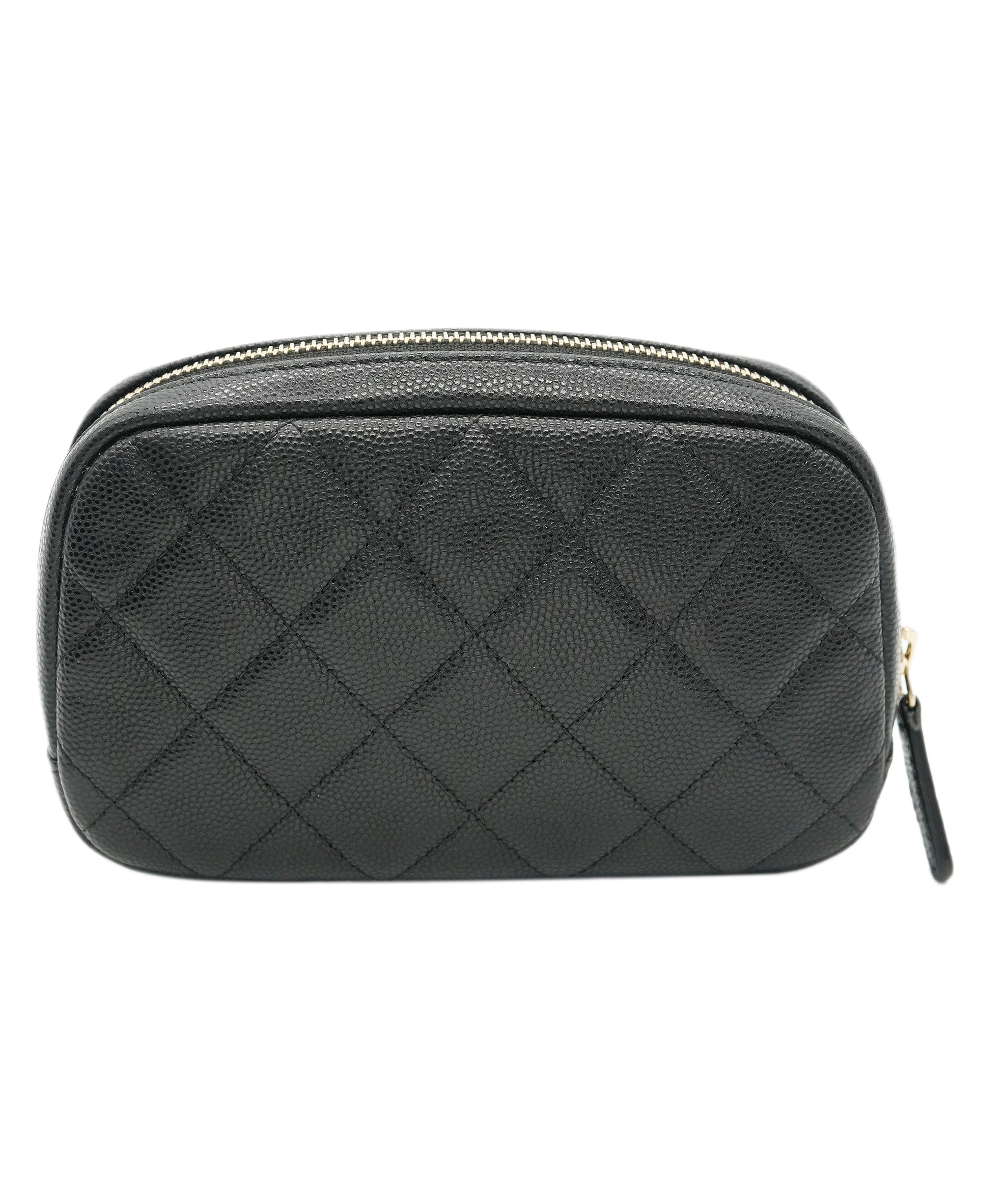 Chanel Chanel black caviar cosmetics pouch - AJC0759