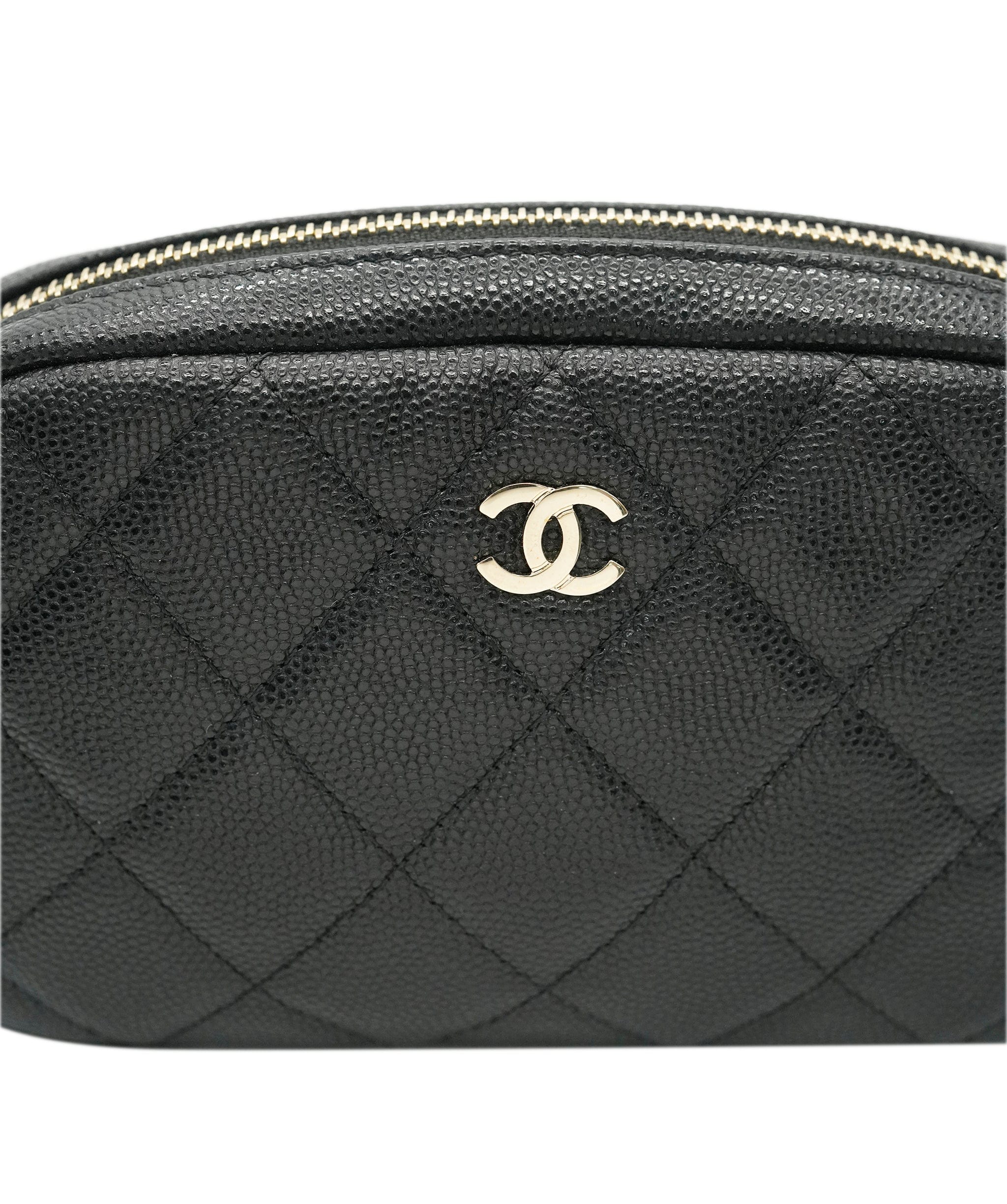 Chanel Chanel black caviar cosmetics pouch - AJC0759