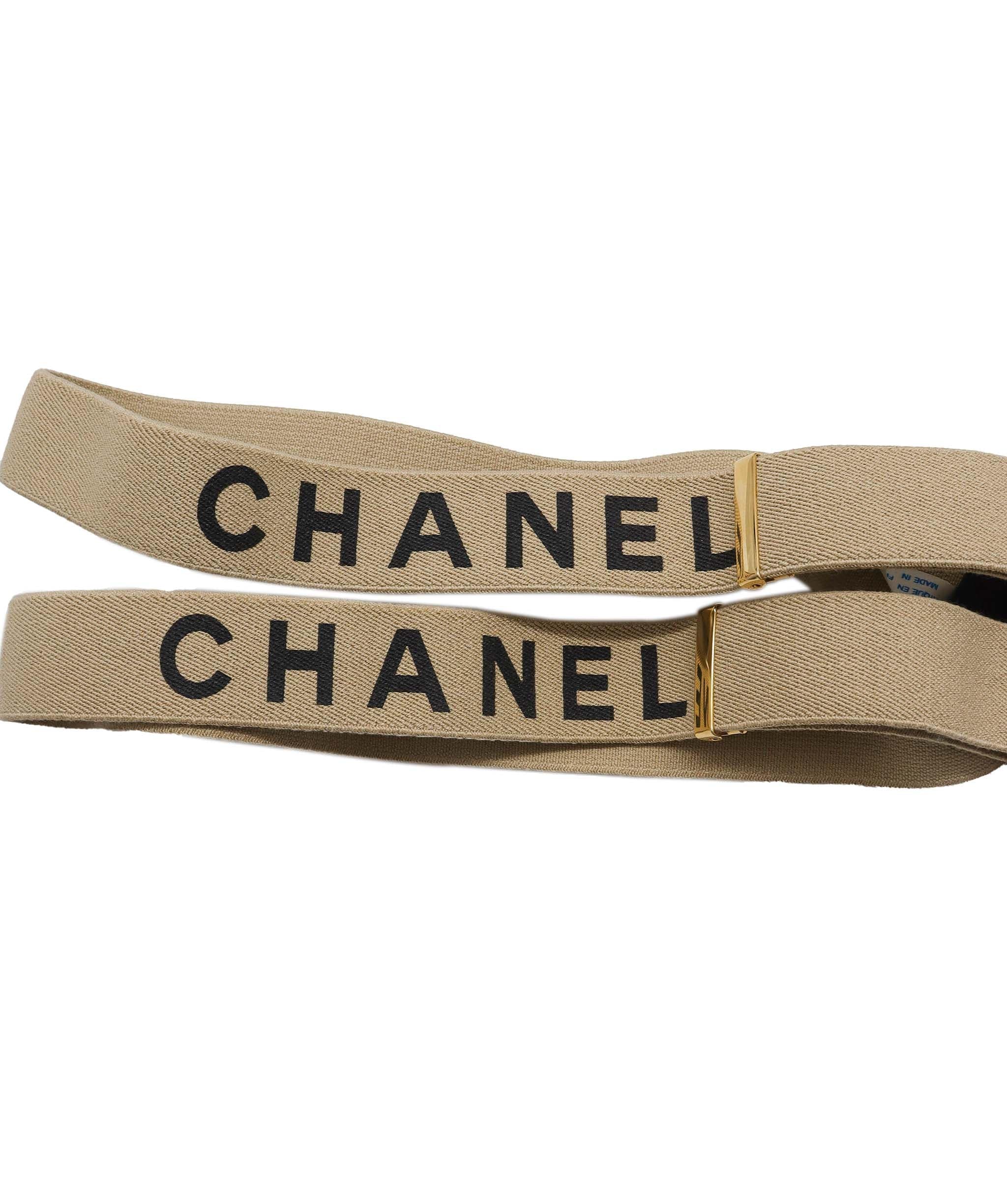 Chanel CHANEL Canvas Leather Suspenders - DXBS0951