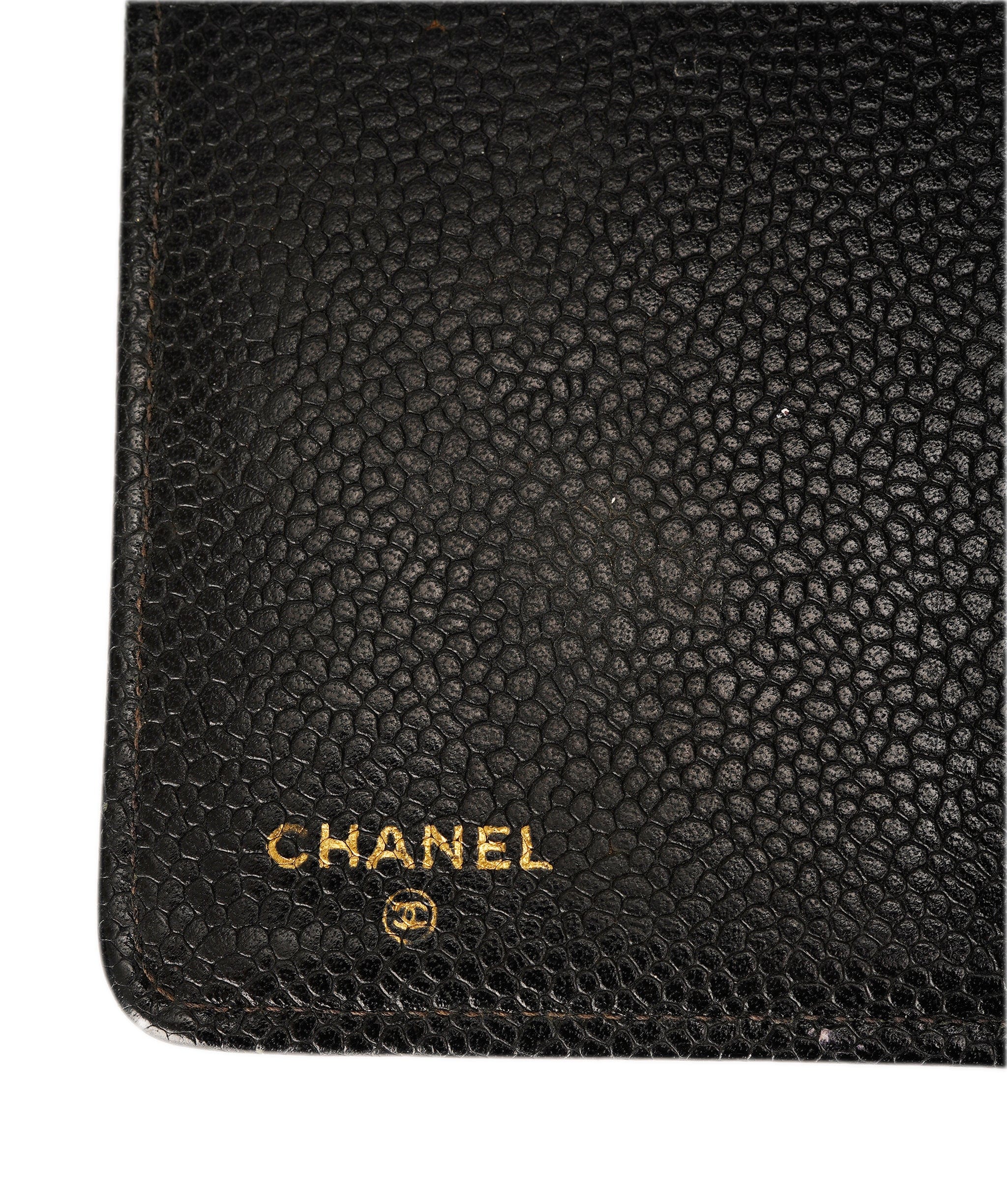 Chanel CHANEL COCO Mark Day Planner Cover Caviar Skin Black CC Auth yk13722 DBXS1641