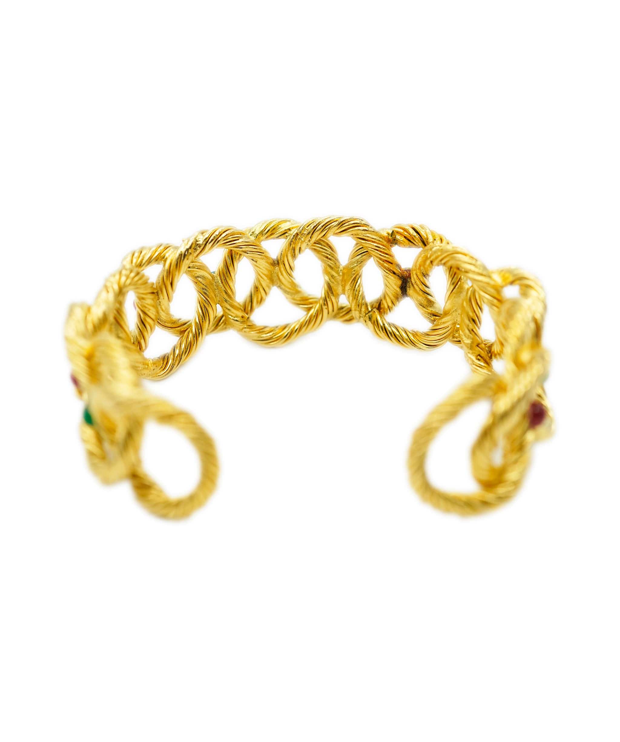 Chanel Chanel Gripoix Detailed Bangle  ALC1899