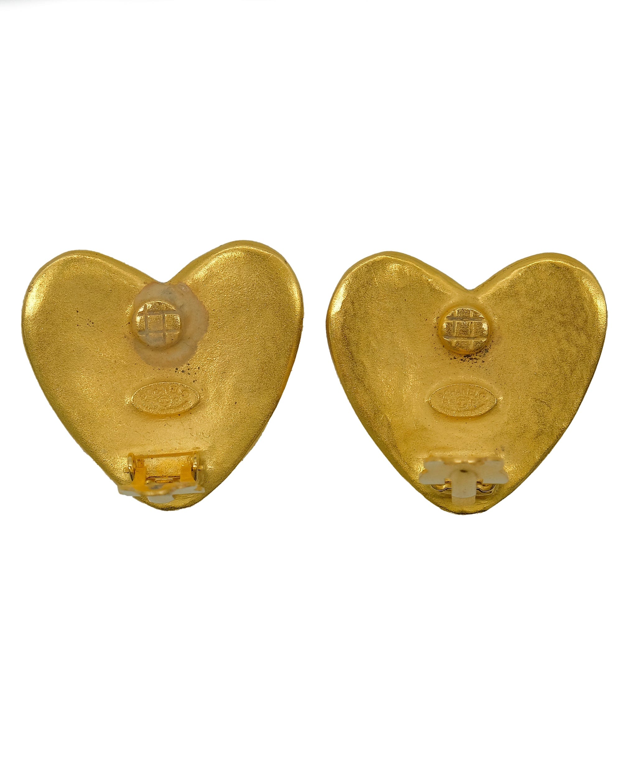 Chanel Chanel Heart CC Earrings ASL10208