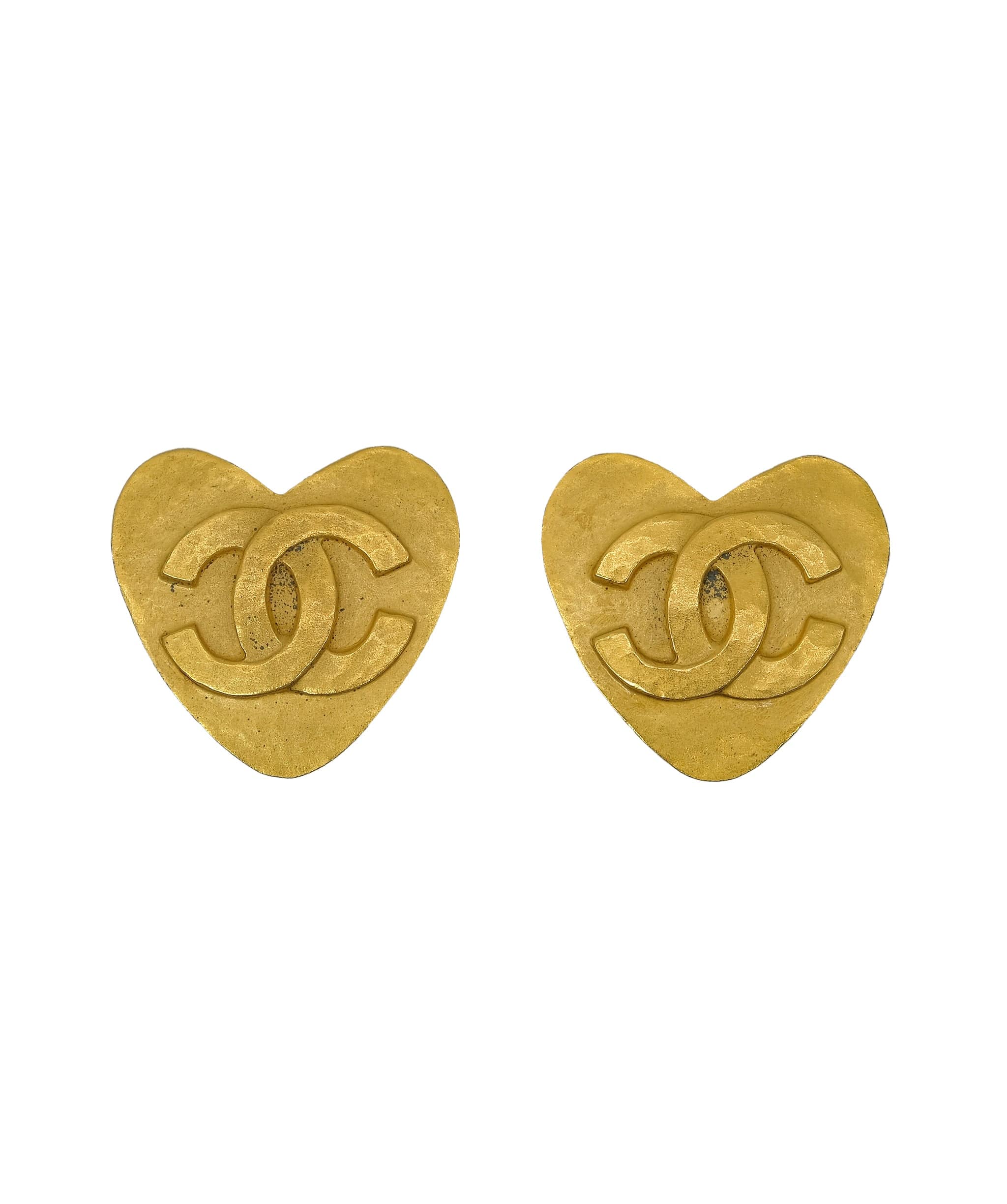 Chanel Chanel Heart CC Earrings ASL10208