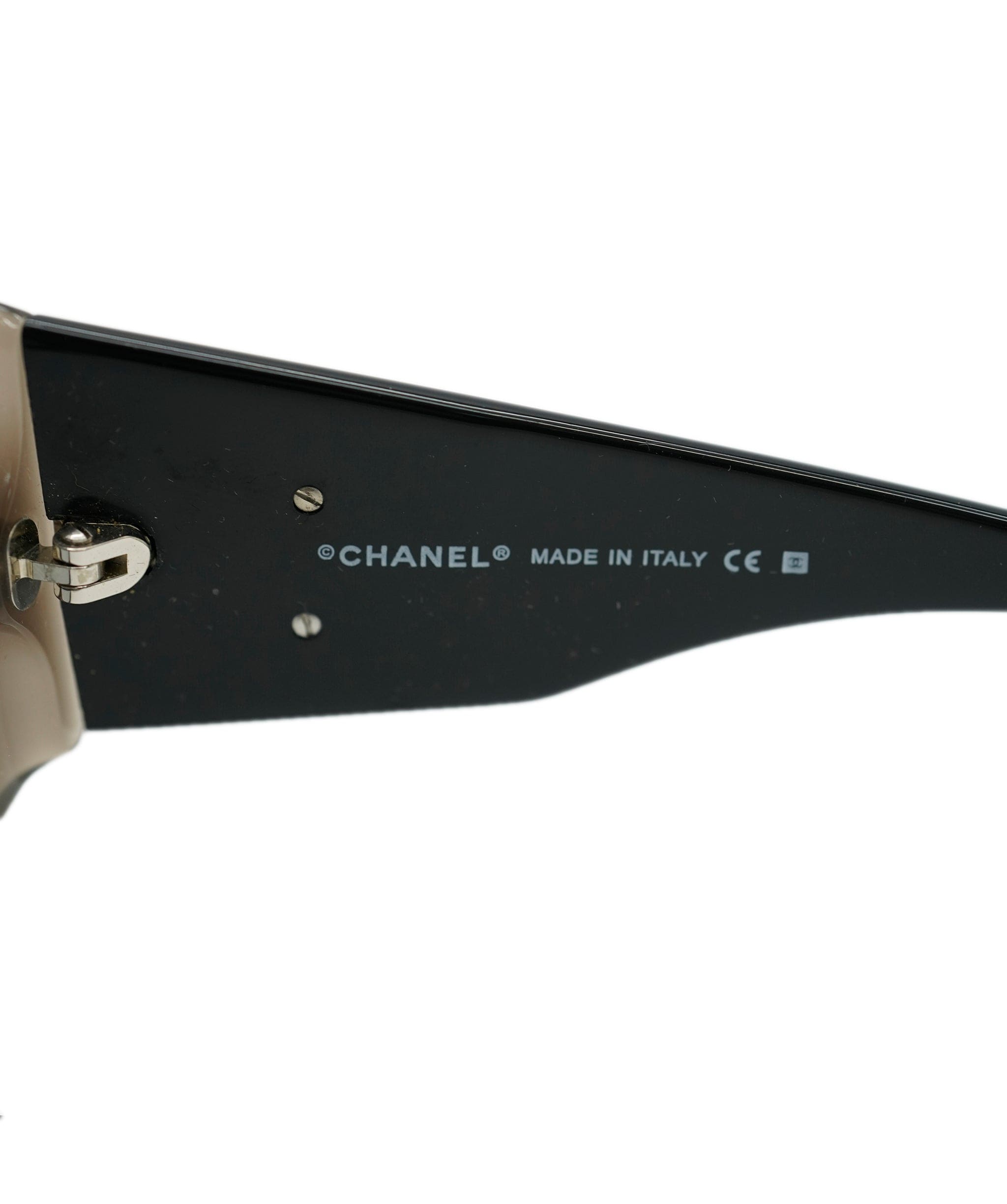 Chanel Chanel Logo Sunglasses in Brown/Black  ALL0715