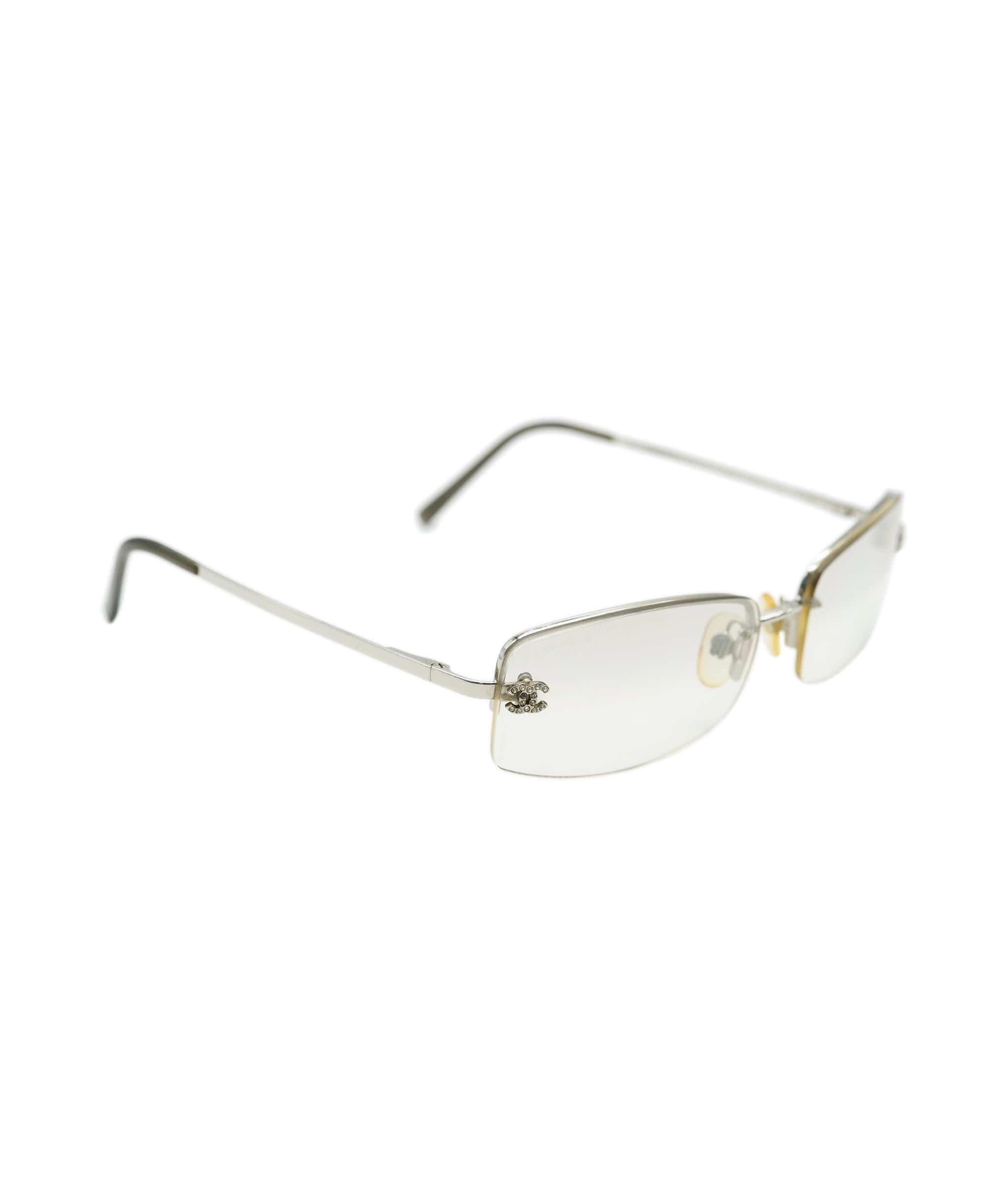 Chanel Chanel Rhinestone Sunglasses Clear ASL10520