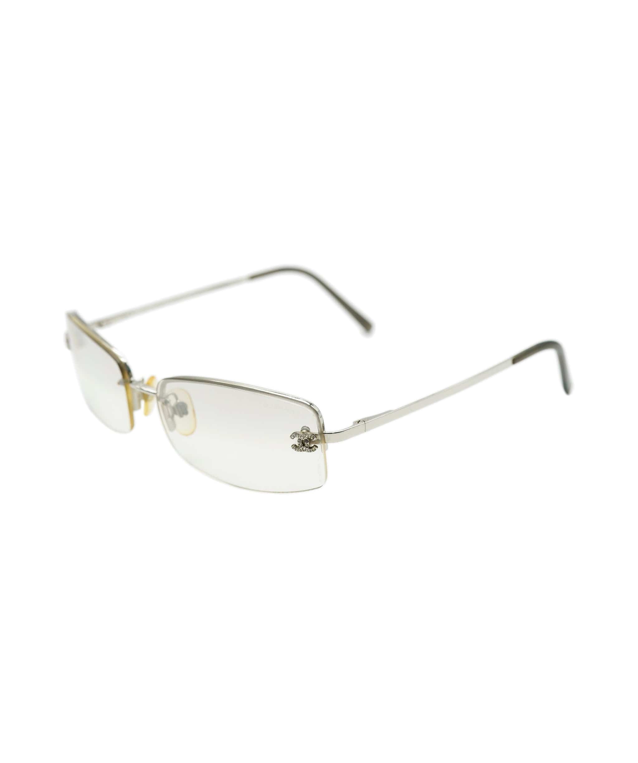 Chanel Chanel Rhinestone Sunglasses Clear ASL10520