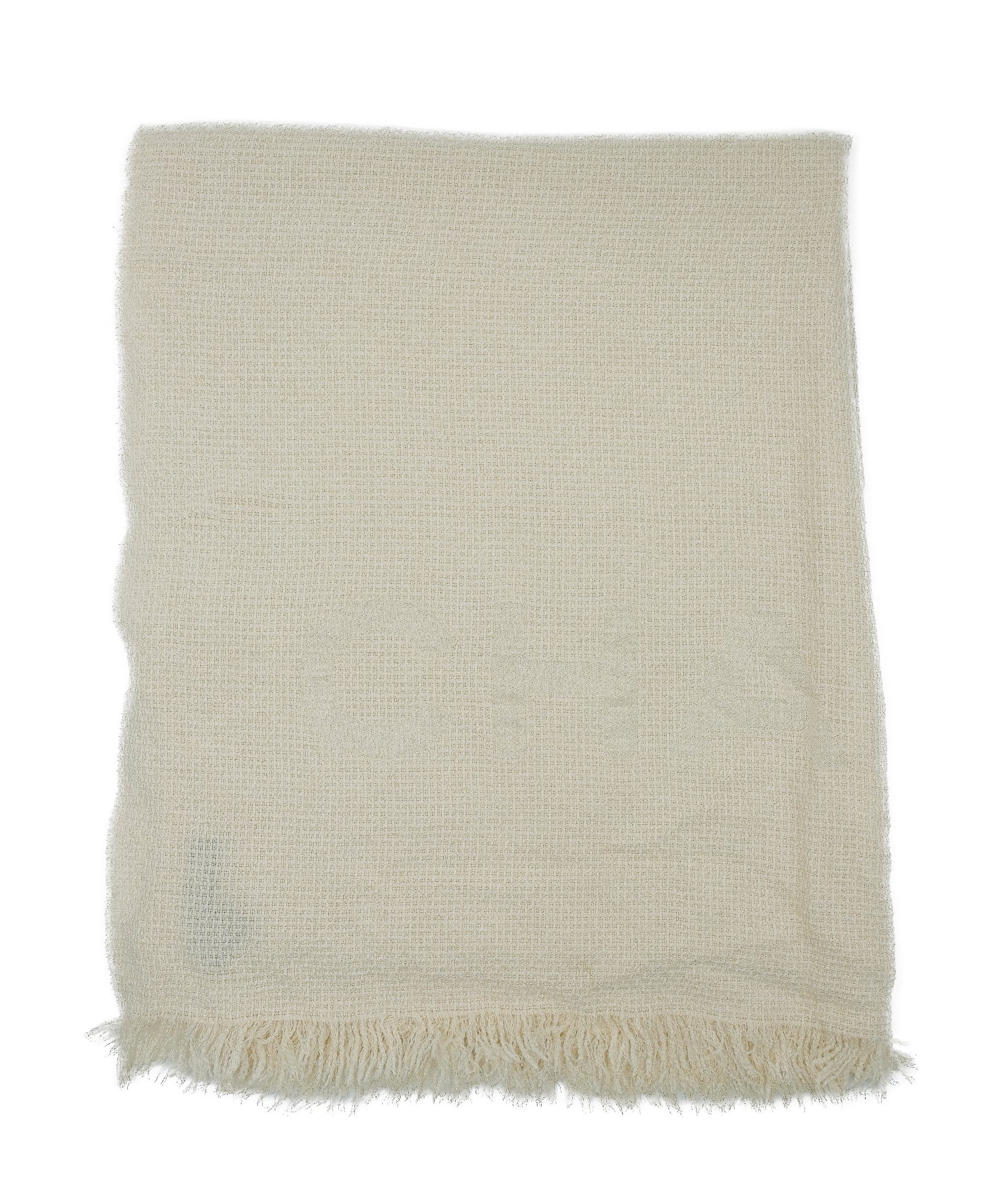 Chanel Chanel Shawl Beige RJC3267