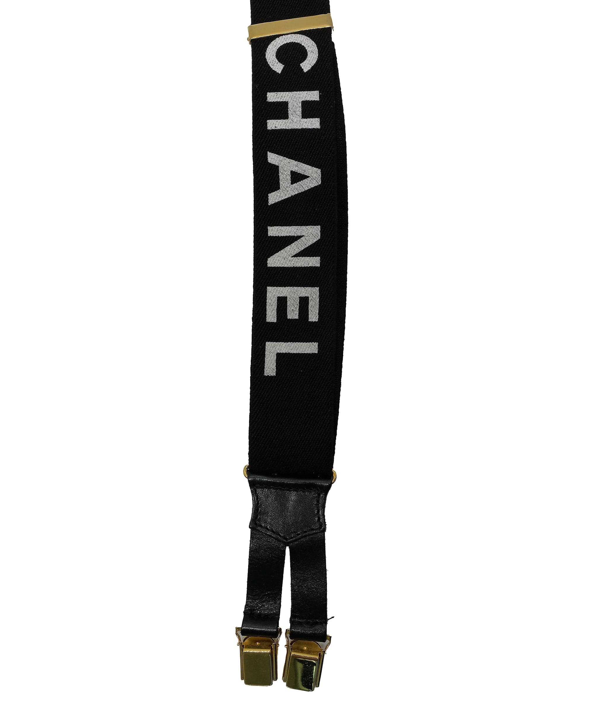 Chanel Chanel Suspenders Belt Black ASL10422