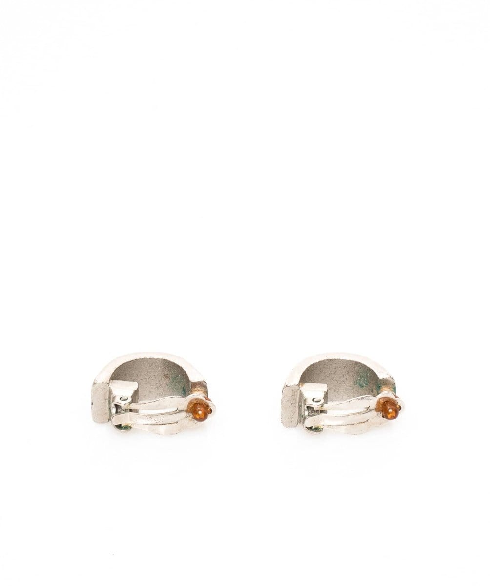 51. LP x C Chanel Silver Earrings MW1943