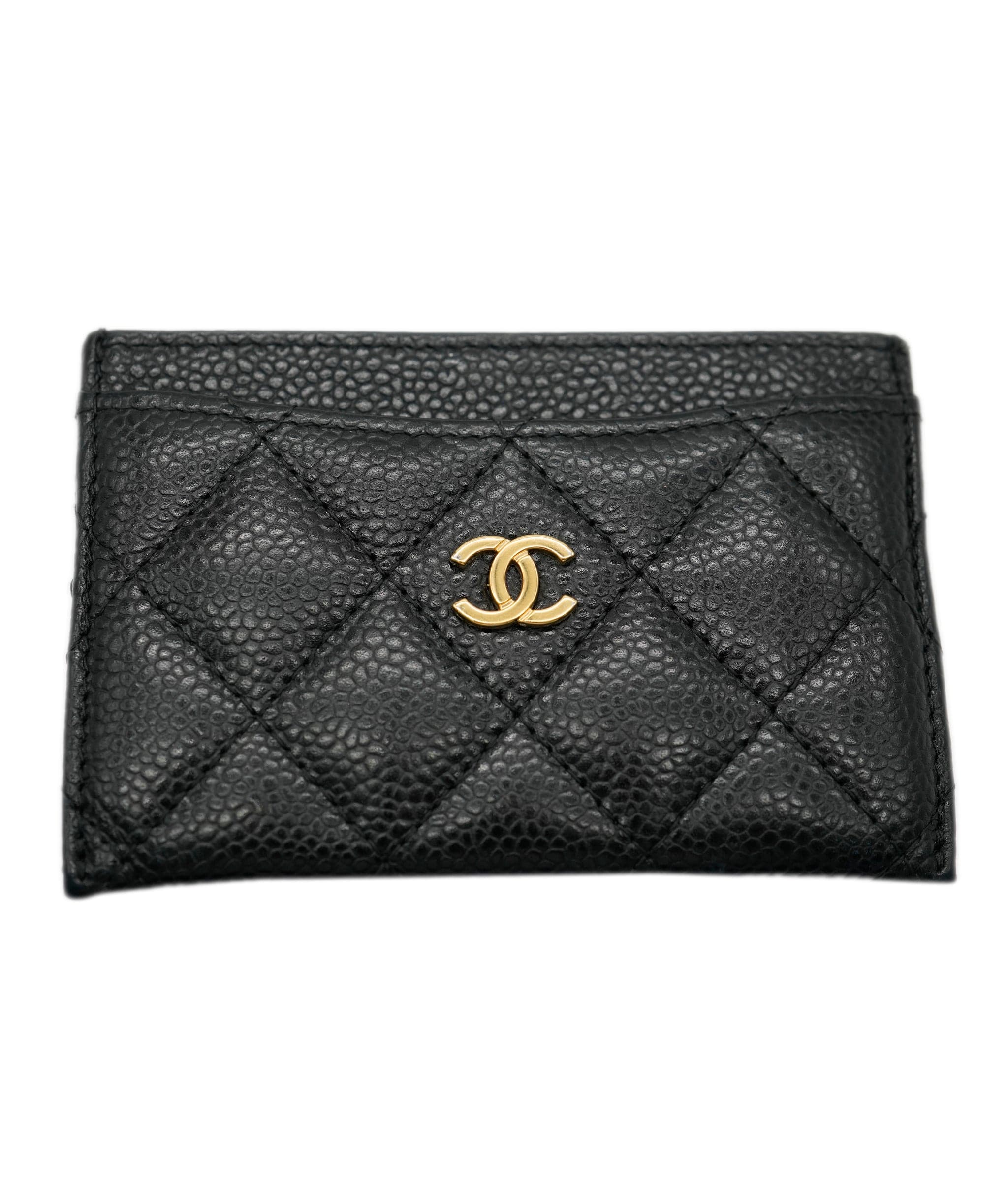 Chanel Chanel Black Caviar Card Holder ASC2109