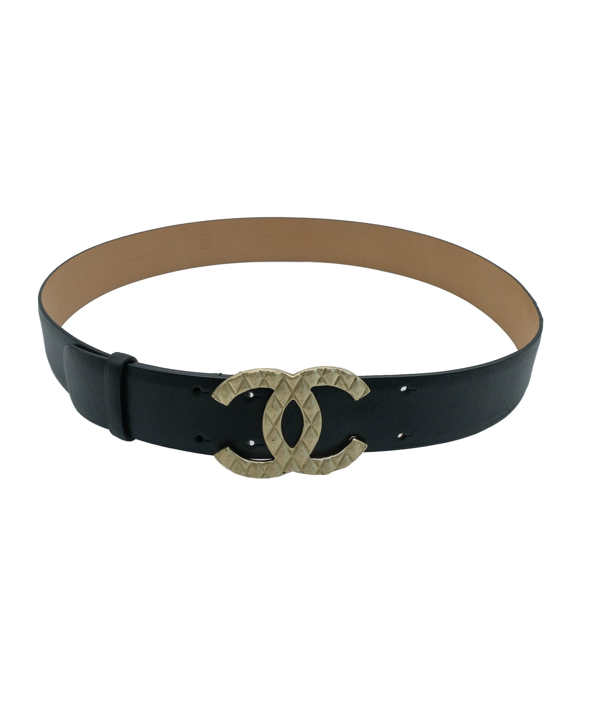 Chanel Chanel Black CC Belt RJC2563