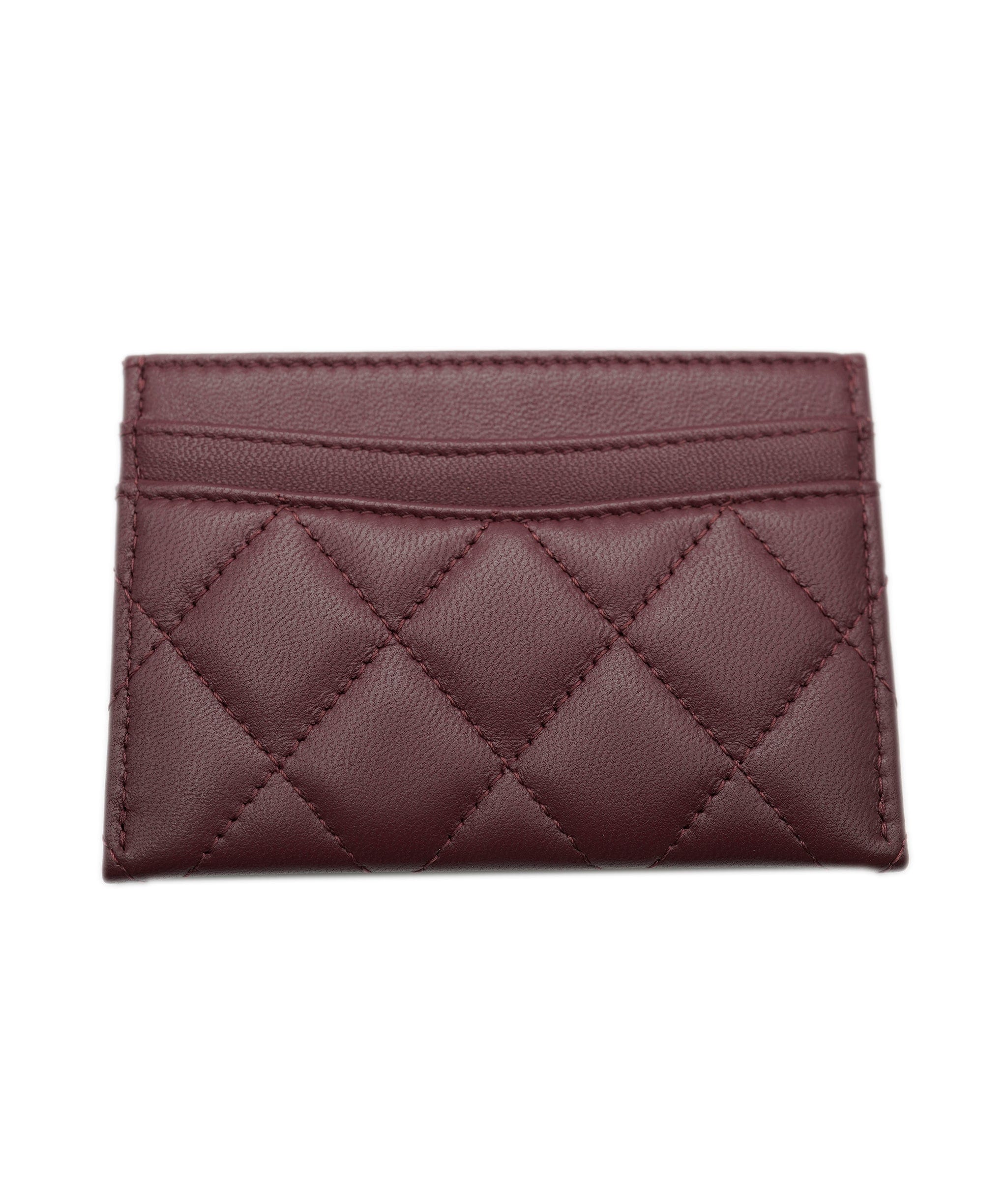 Chanel Chanel burgundy cardholder  ALC0850