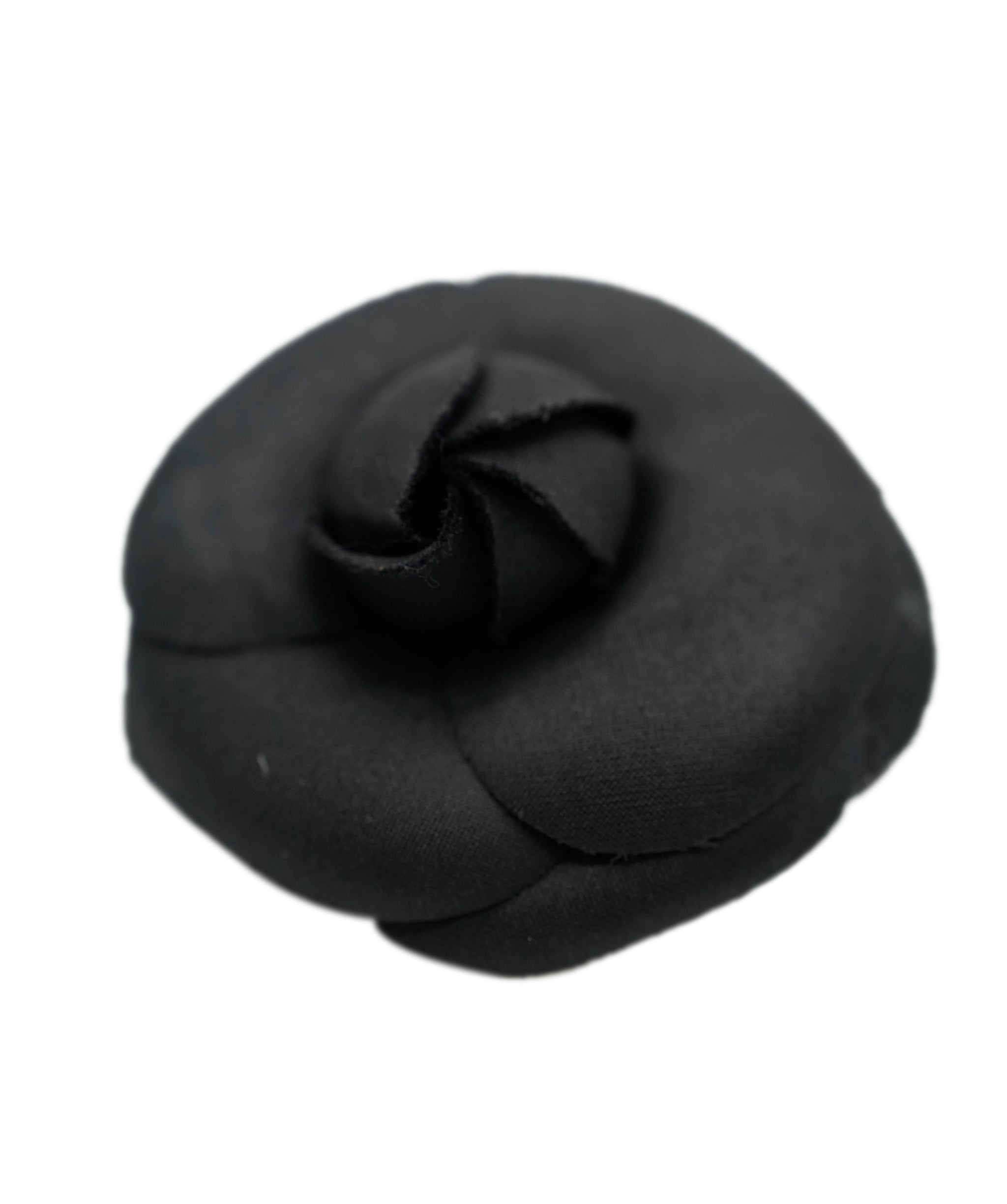 Chanel chanel camelia brooch black fabric  AVC1373