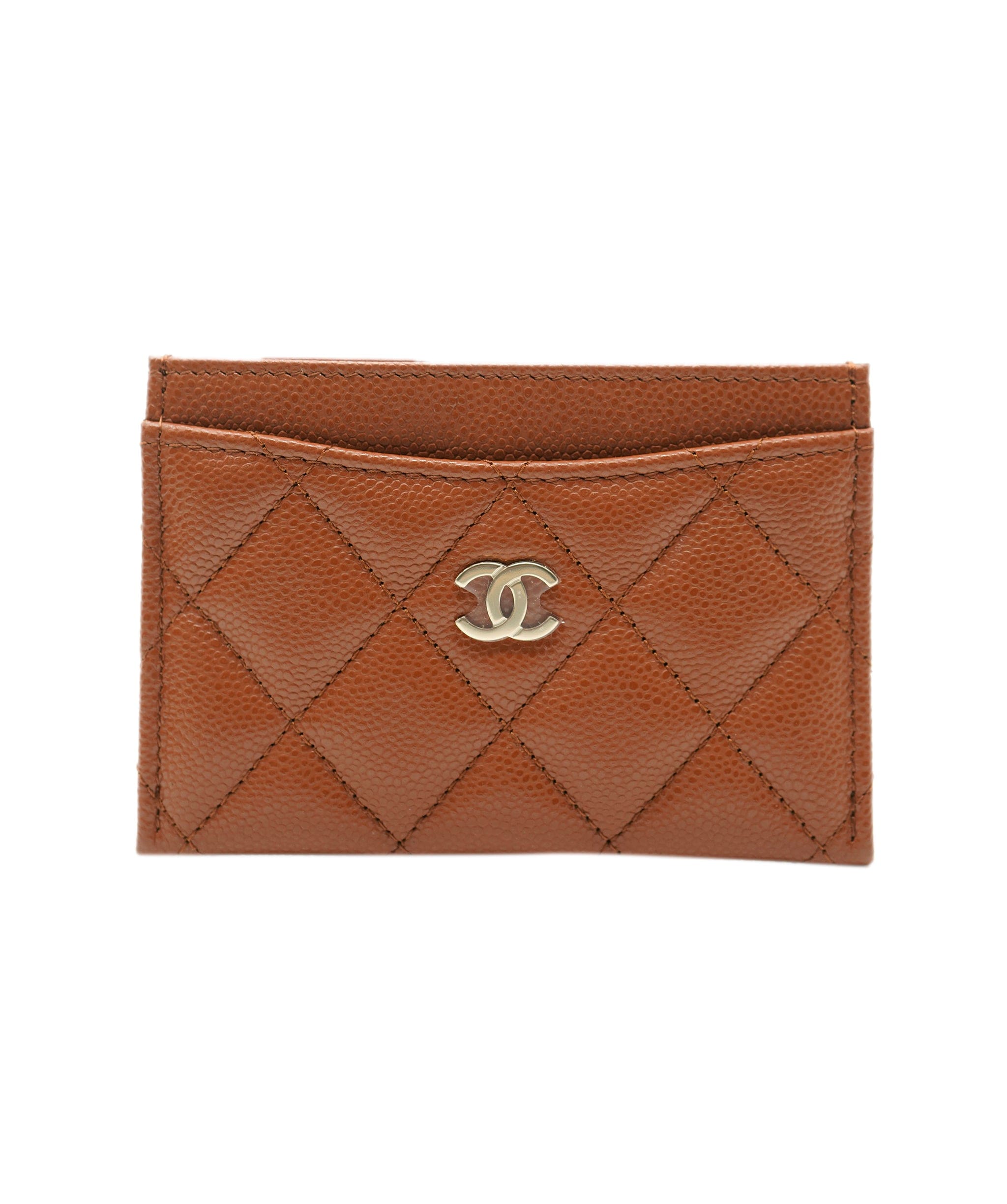 Chanel Chanel Caramel Caviar Cardholder UKL1289