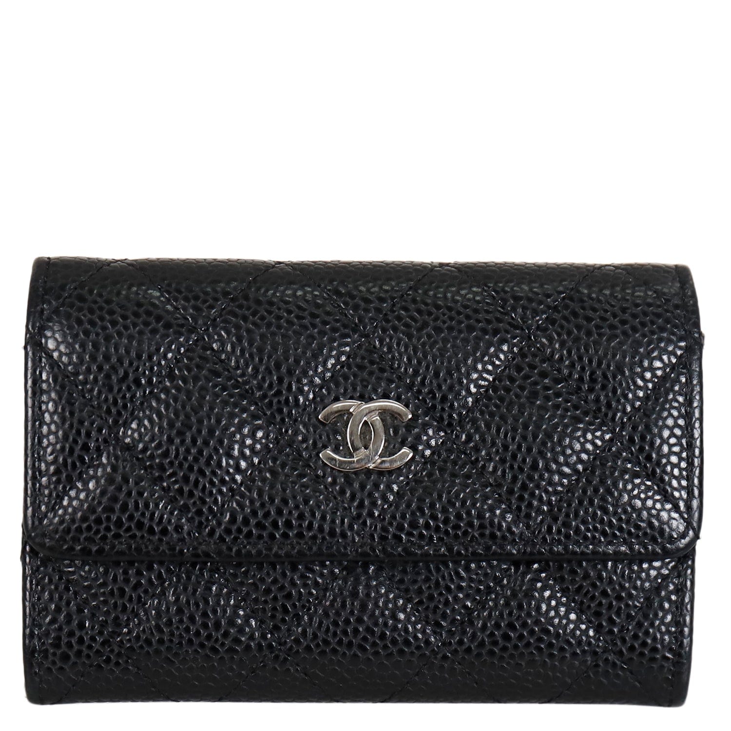 Chanel Chanel Caviar Quilted Flap Wallet SYCN1041