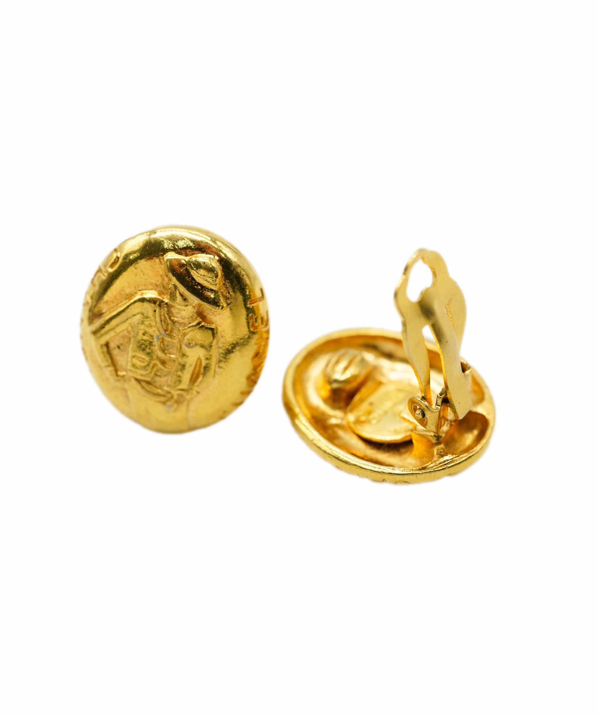 Chanel Chanel Coco Gold Earrings PXL1305