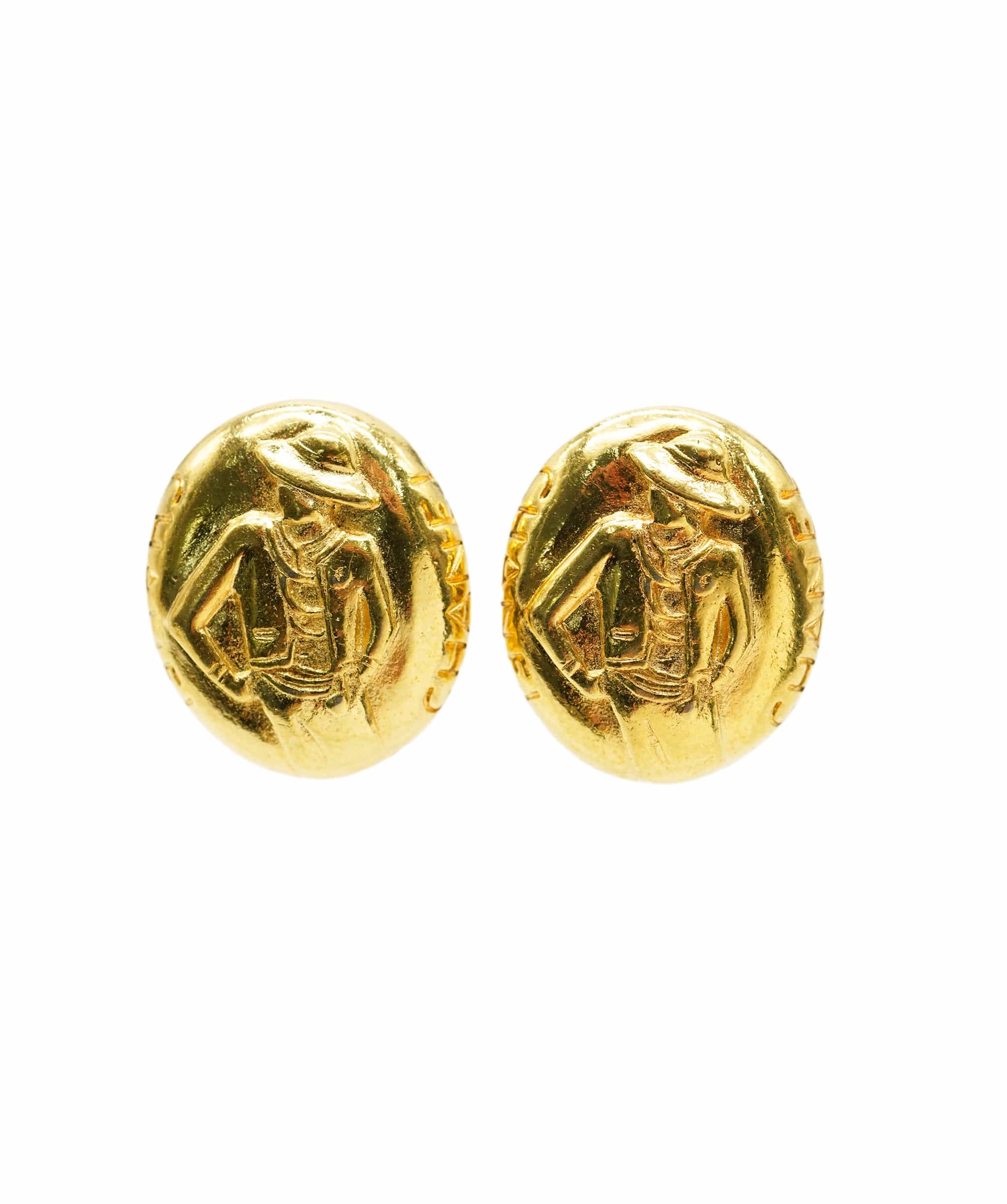 Chanel Chanel Coco Gold Earrings PXL1305