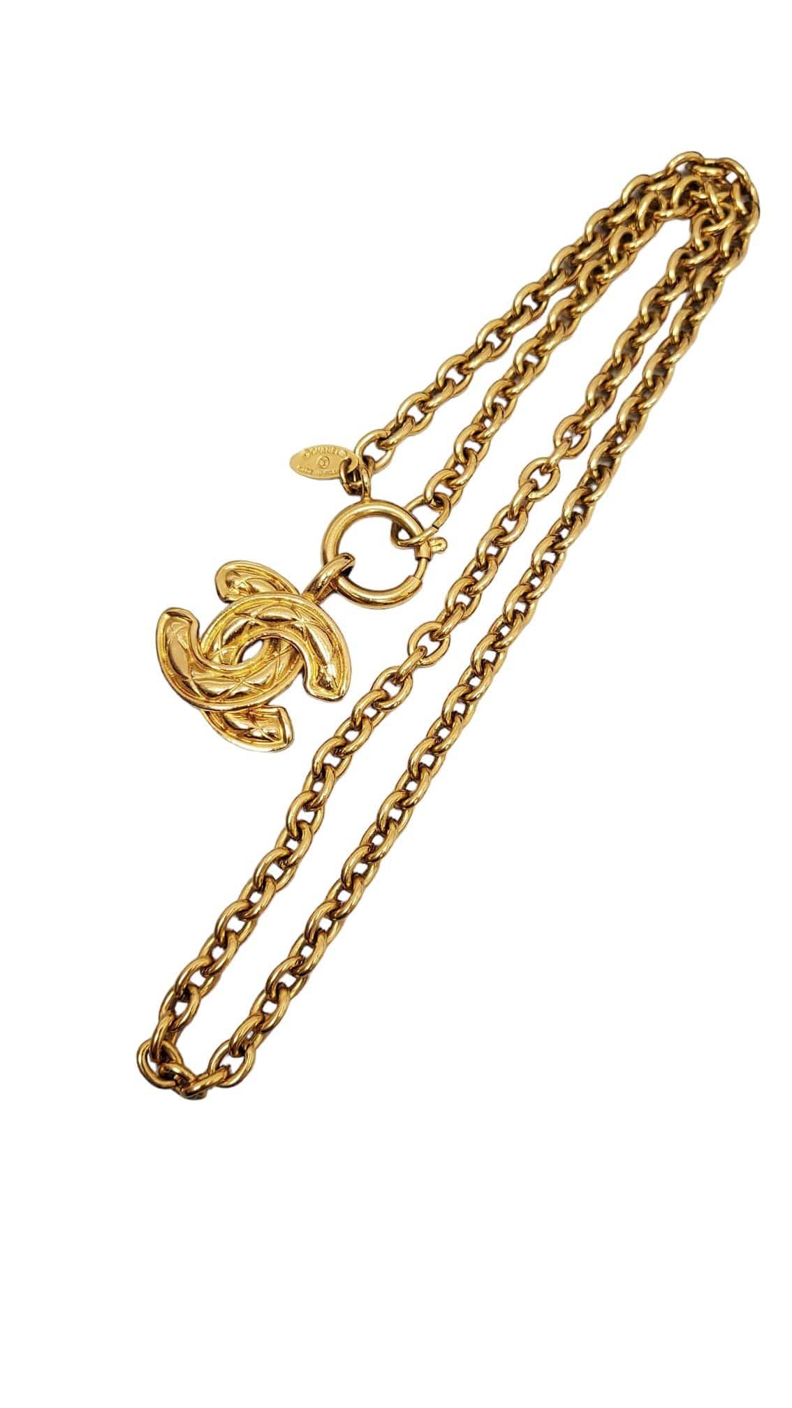 Chanel Chanel Cocomark Necklace Small SYL1117