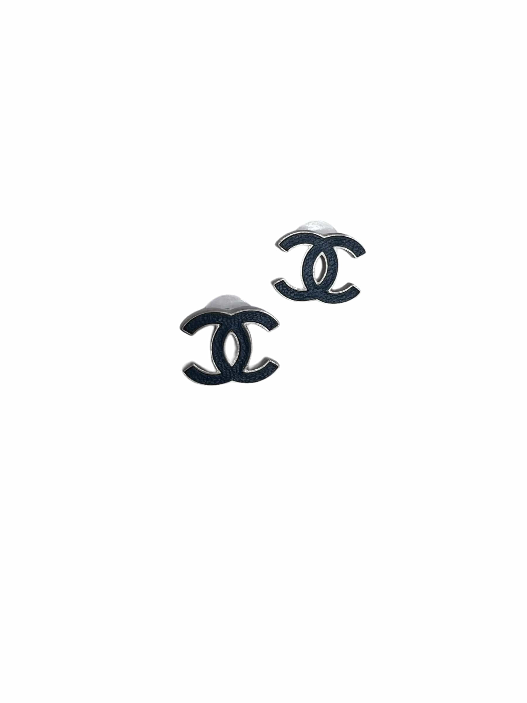 Chanel Chanel Earrings Blue (pierced) SYC1083