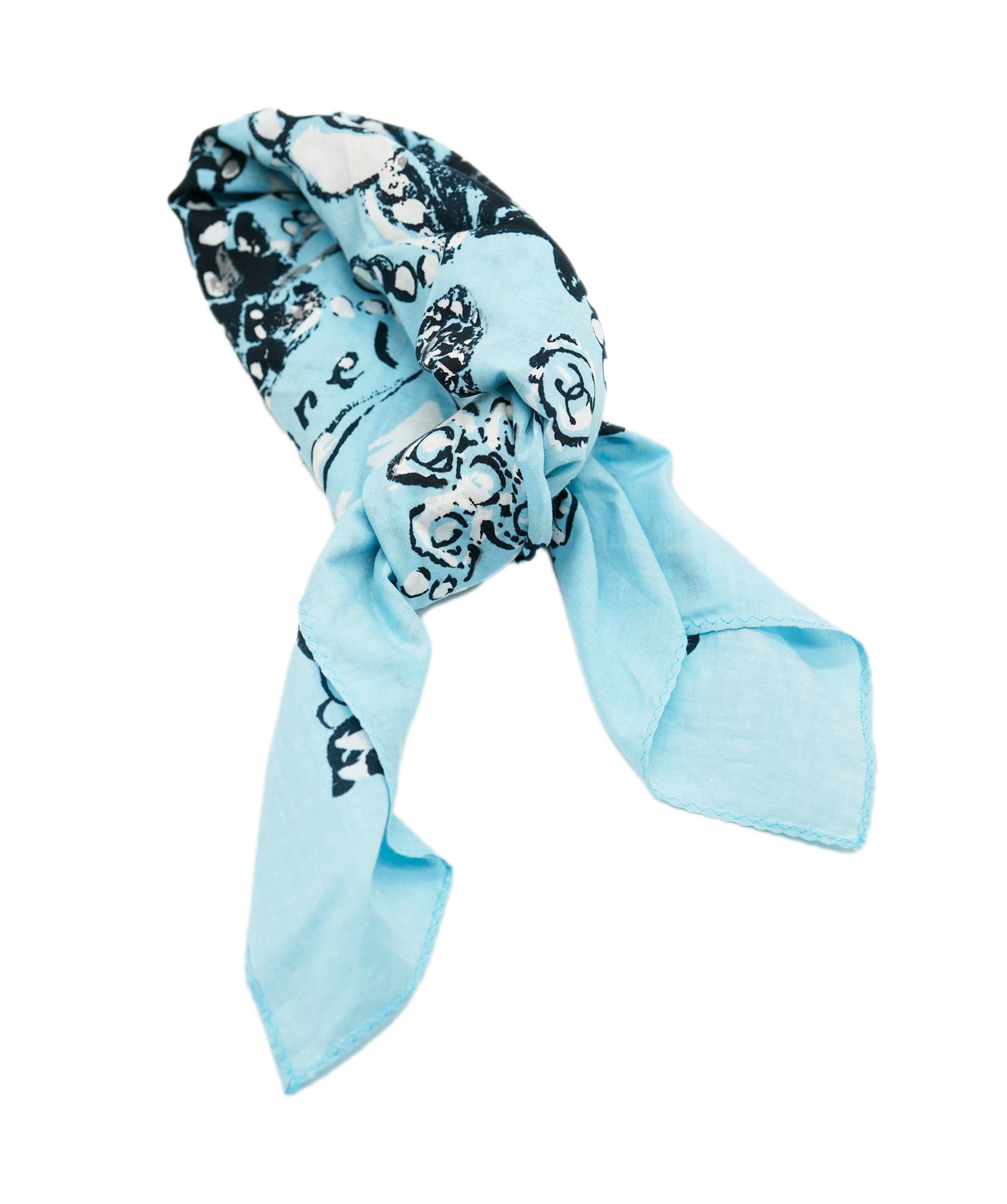 Chanel Chanel Icon Scarf Blue ASL9197