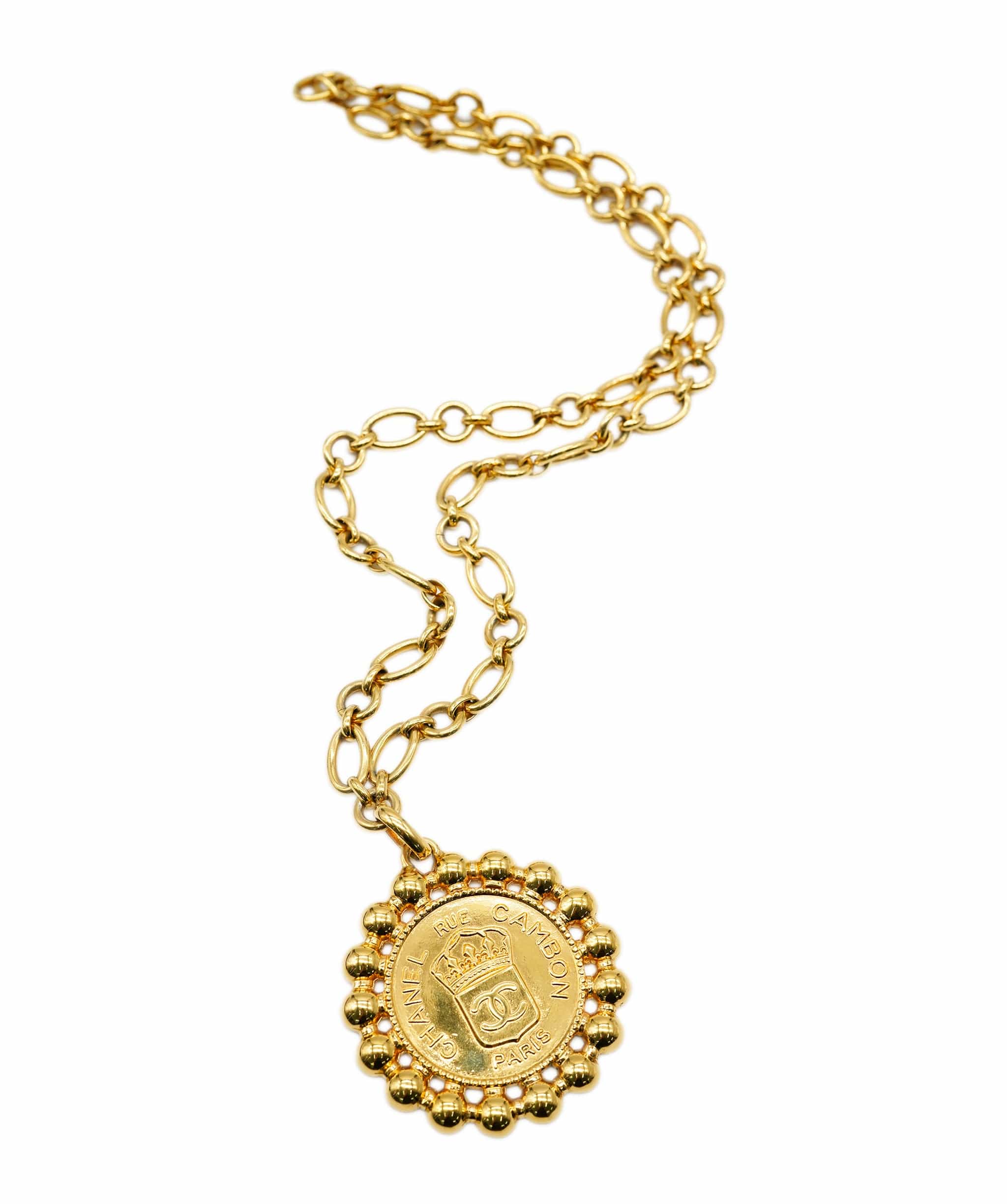 Chanel Chanel large coin medallion necklace - AJC0411