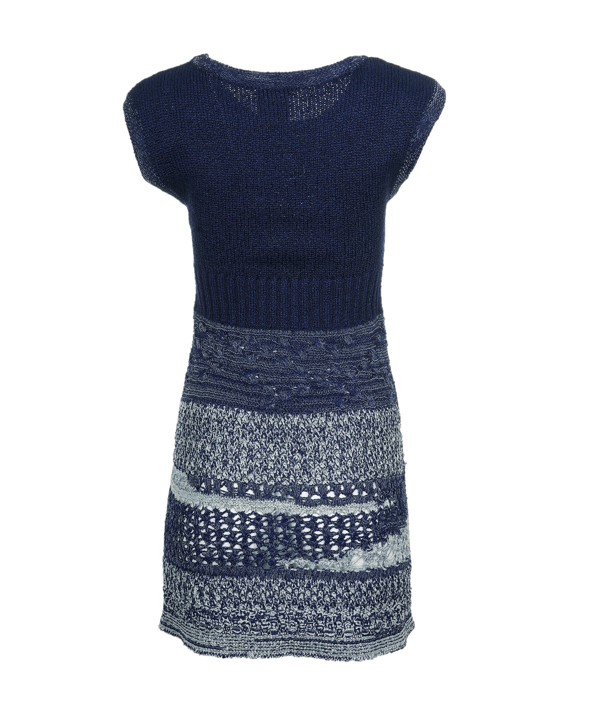 Chanel Chanel Navy knitted dress size 34 AGC1247