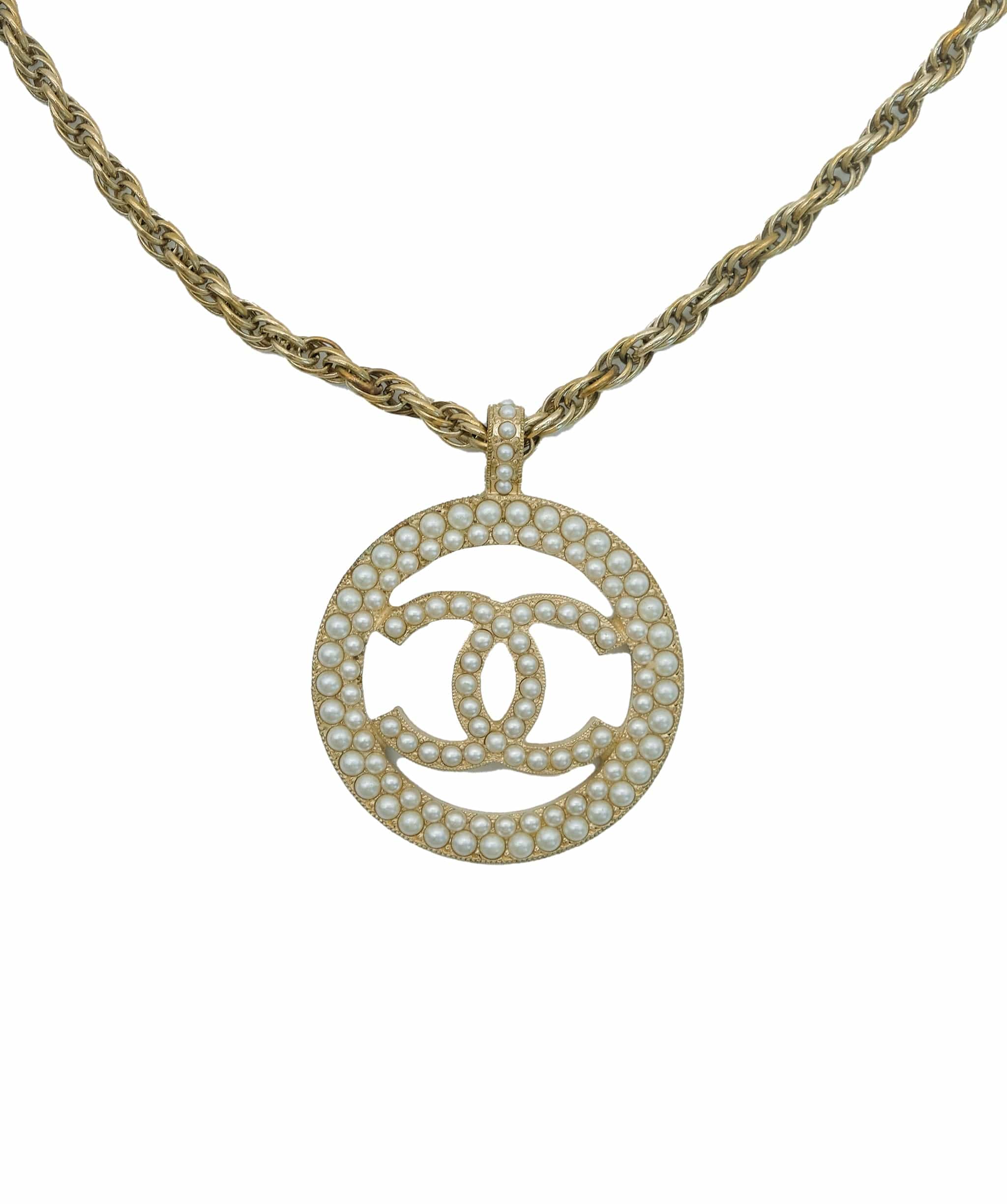 Chanel Chanel Pearl Charm Necklace RJC2400