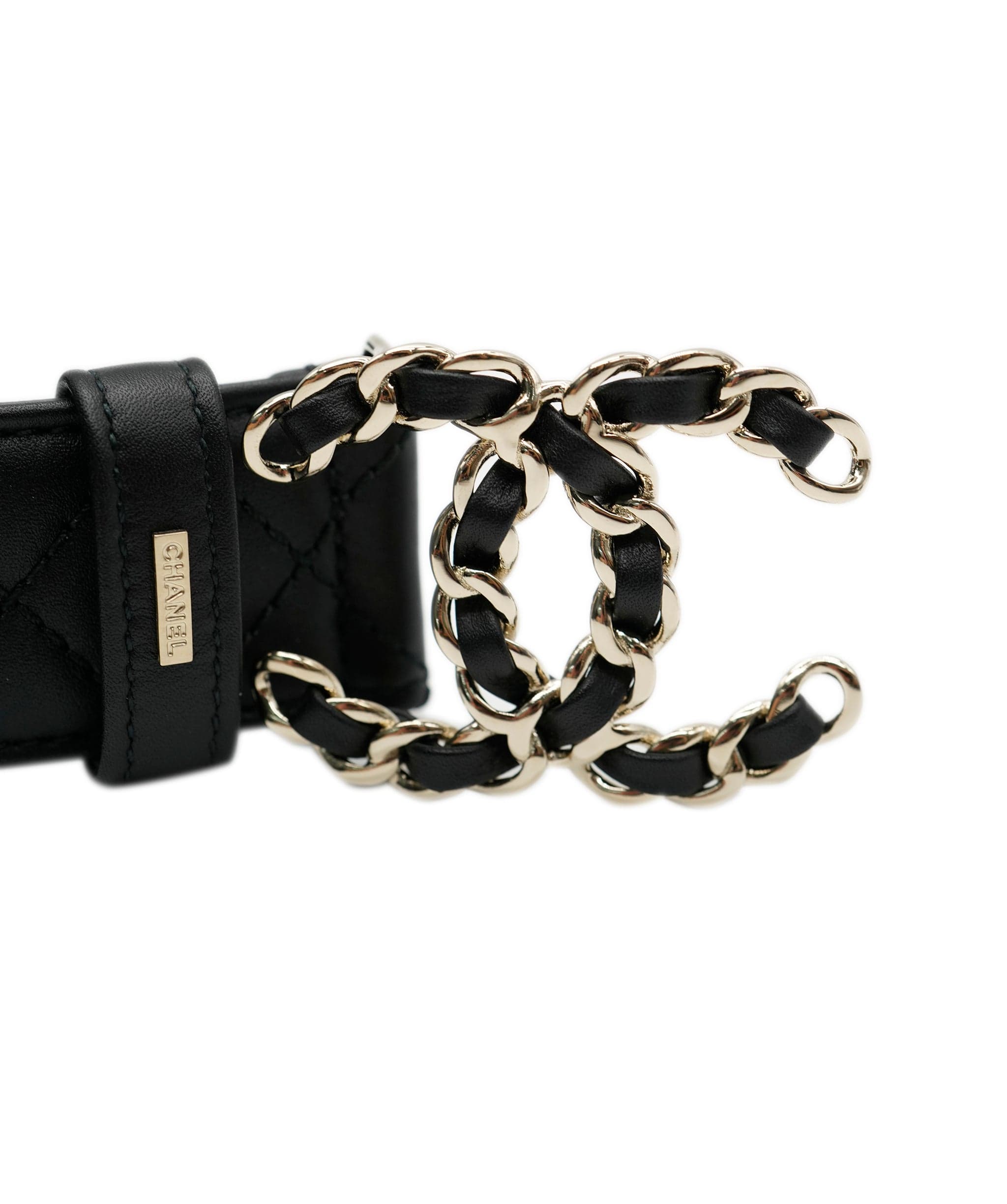 Chanel Chanel quilted CC belt  ALC0880