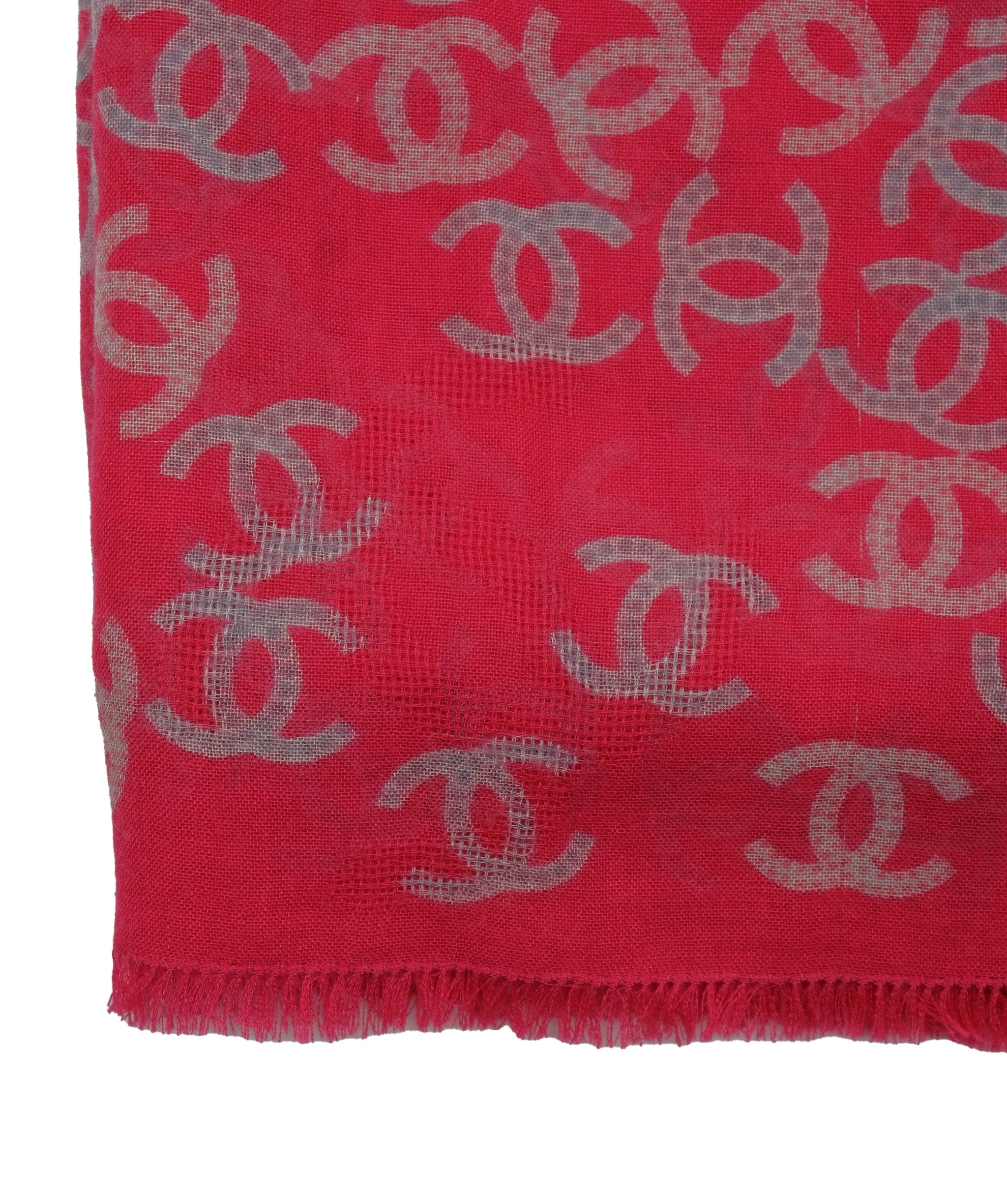 Chanel Chanel Red Scarf RJC2728