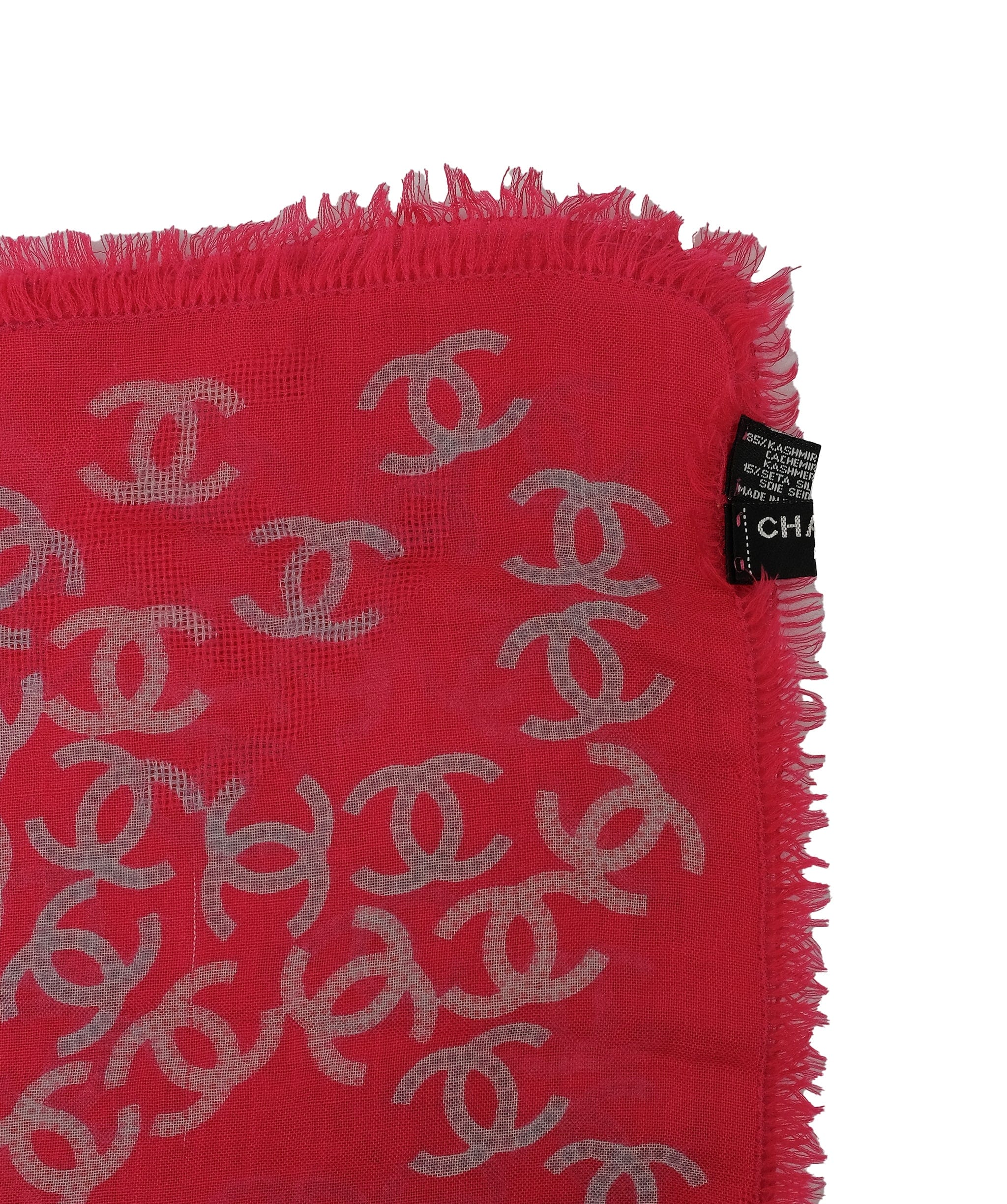 Chanel Chanel Red Scarf RJC2728