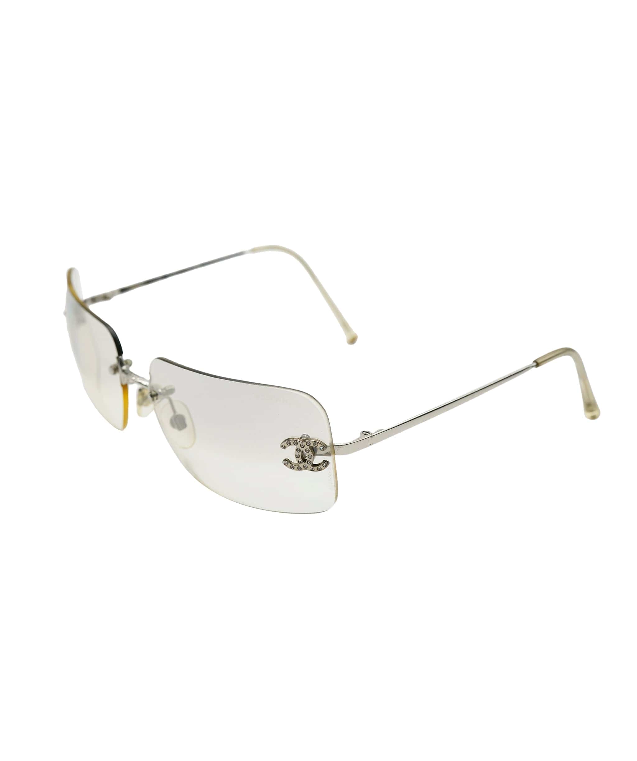 Chanel Chanel Rhinestone Sunglass Clear ASL9240